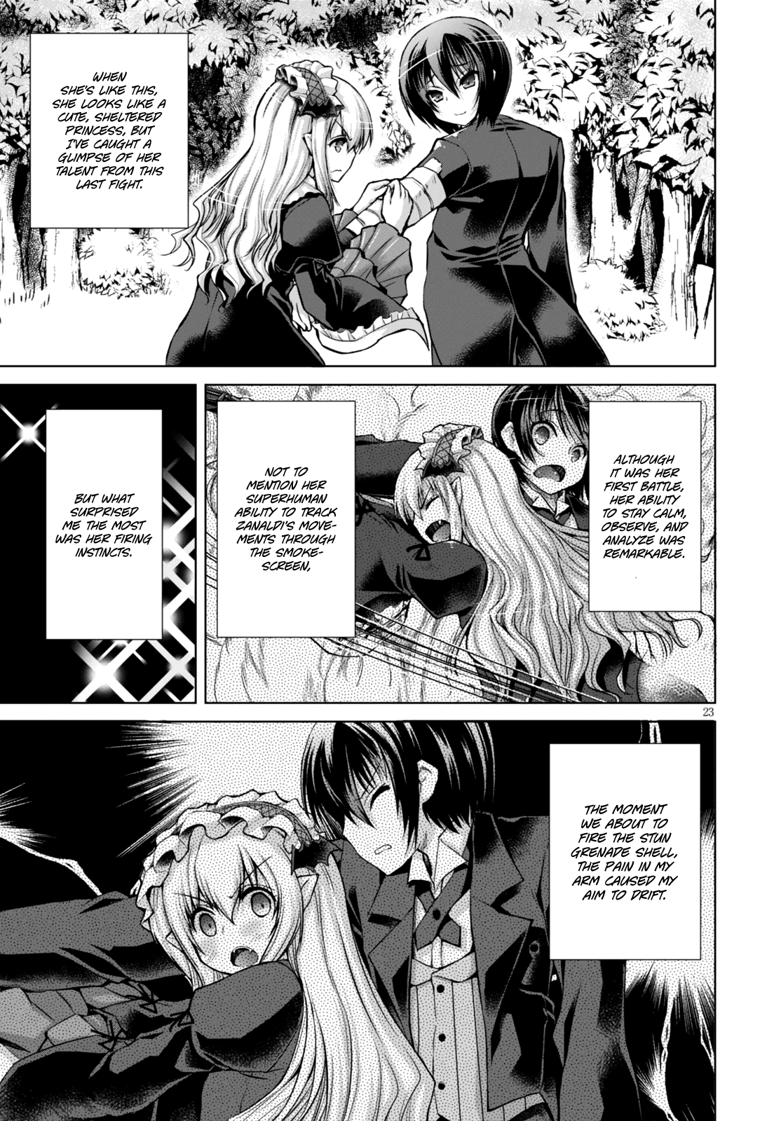 Gunota ga Mahou Sekai ni Tensei Shitara, Gendai Heiki de Guntai Harem o Tsukucchaimashita!? chapter 18 page 24