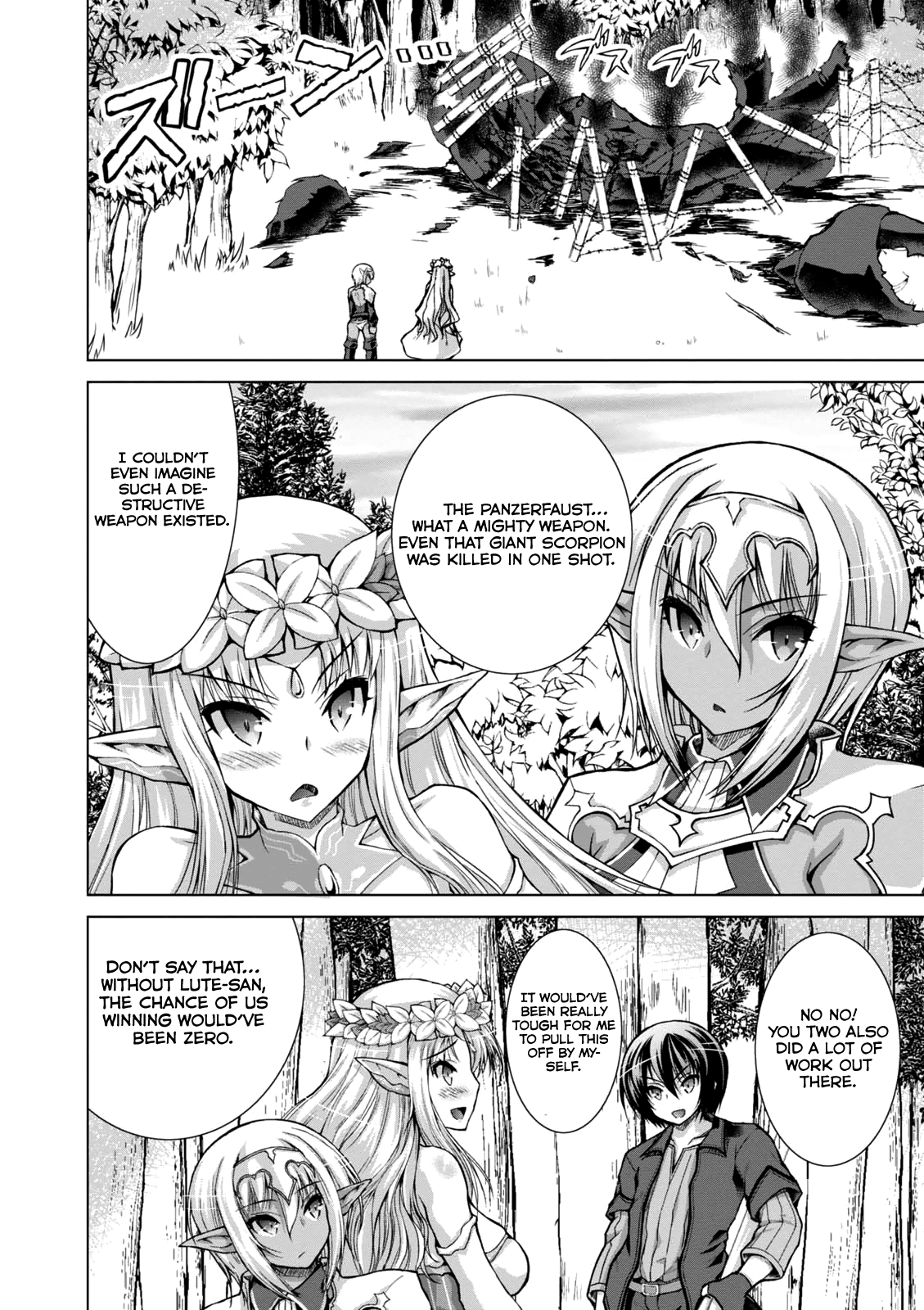 Gunota ga Mahou Sekai ni Tensei Shitara, Gendai Heiki de Guntai Harem o Tsukucchaimashita!? chapter 31 page 21