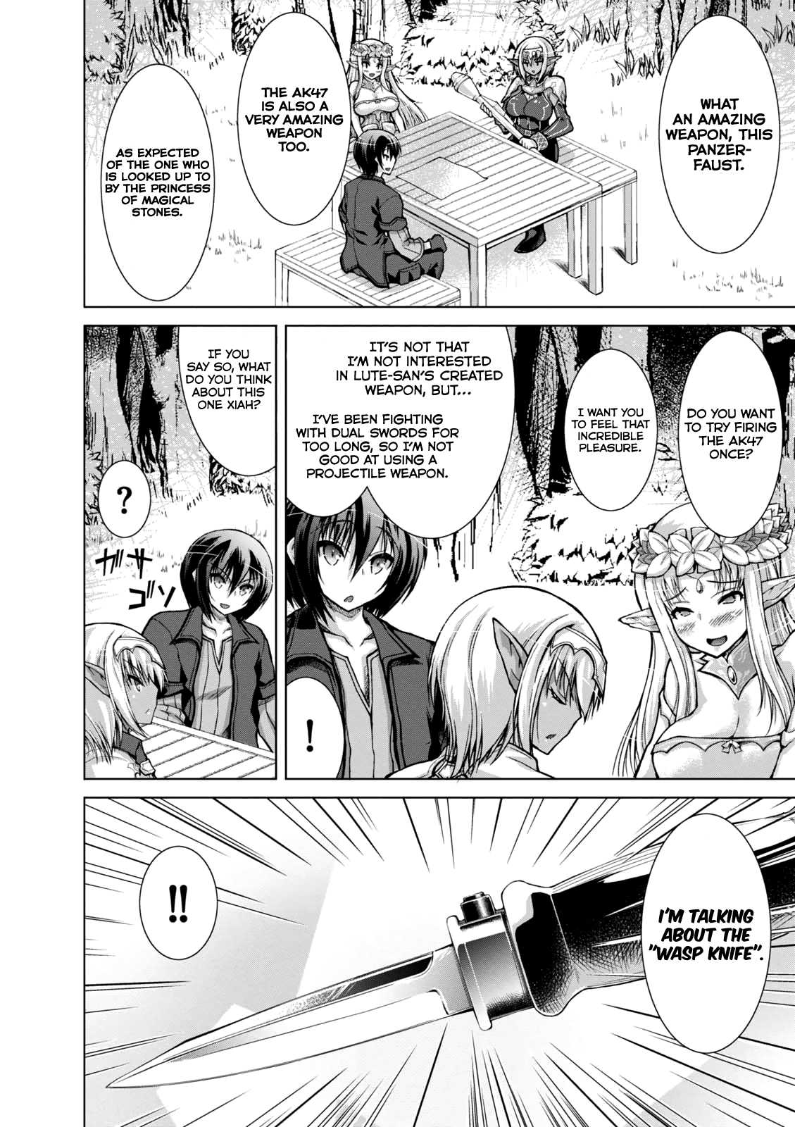 Gunota ga Mahou Sekai ni Tensei Shitara, Gendai Heiki de Guntai Harem o Tsukucchaimashita!? chapter 31 page 8
