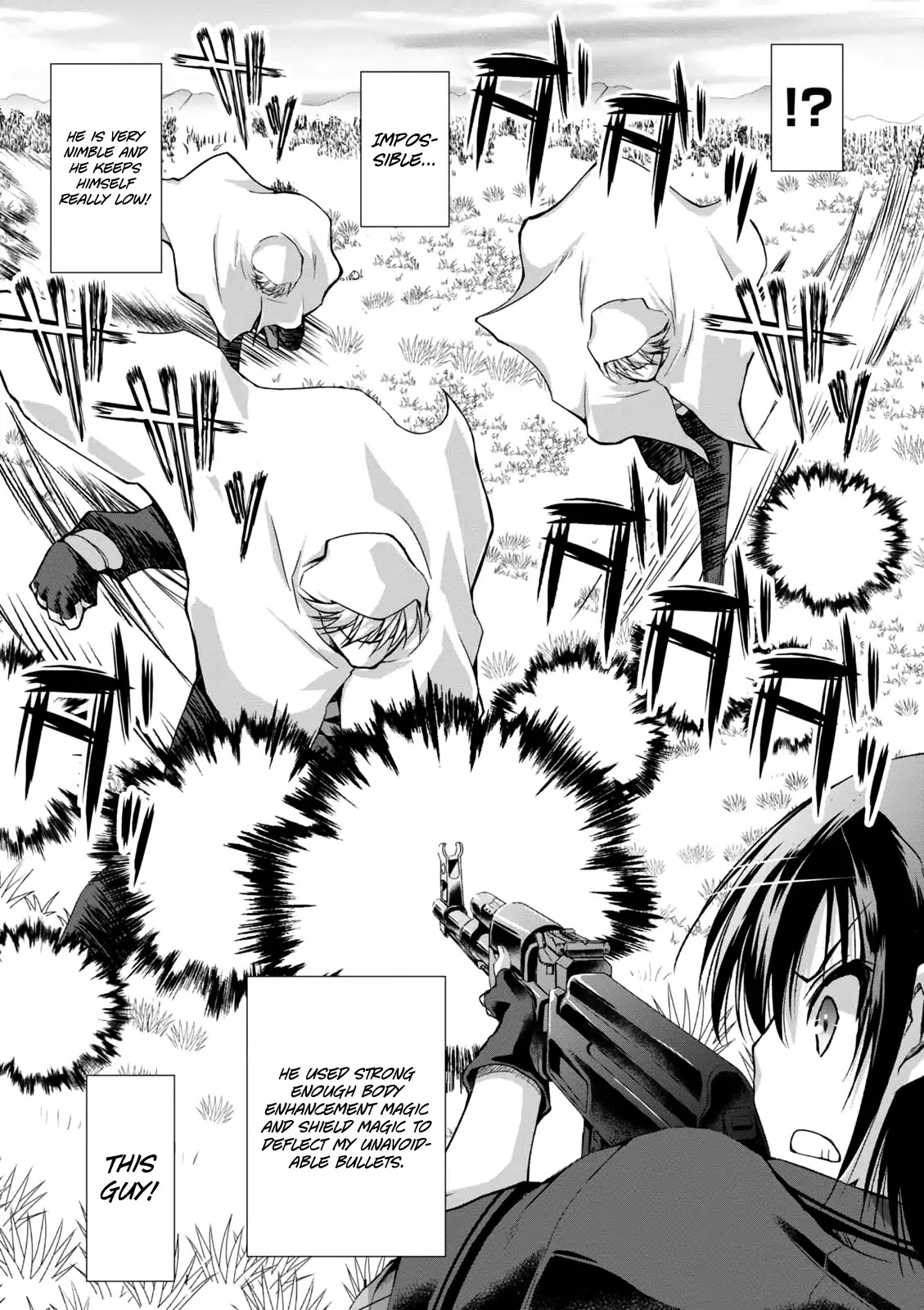 Gunota ga Mahou Sekai ni Tensei Shitara, Gendai Heiki de Guntai Harem o Tsukucchaimashita!? chapter 33 page 31