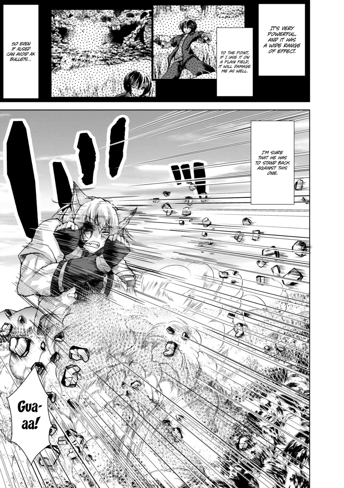 Gunota ga Mahou Sekai ni Tensei Shitara, Gendai Heiki de Guntai Harem o Tsukucchaimashita!? chapter 36 page 5