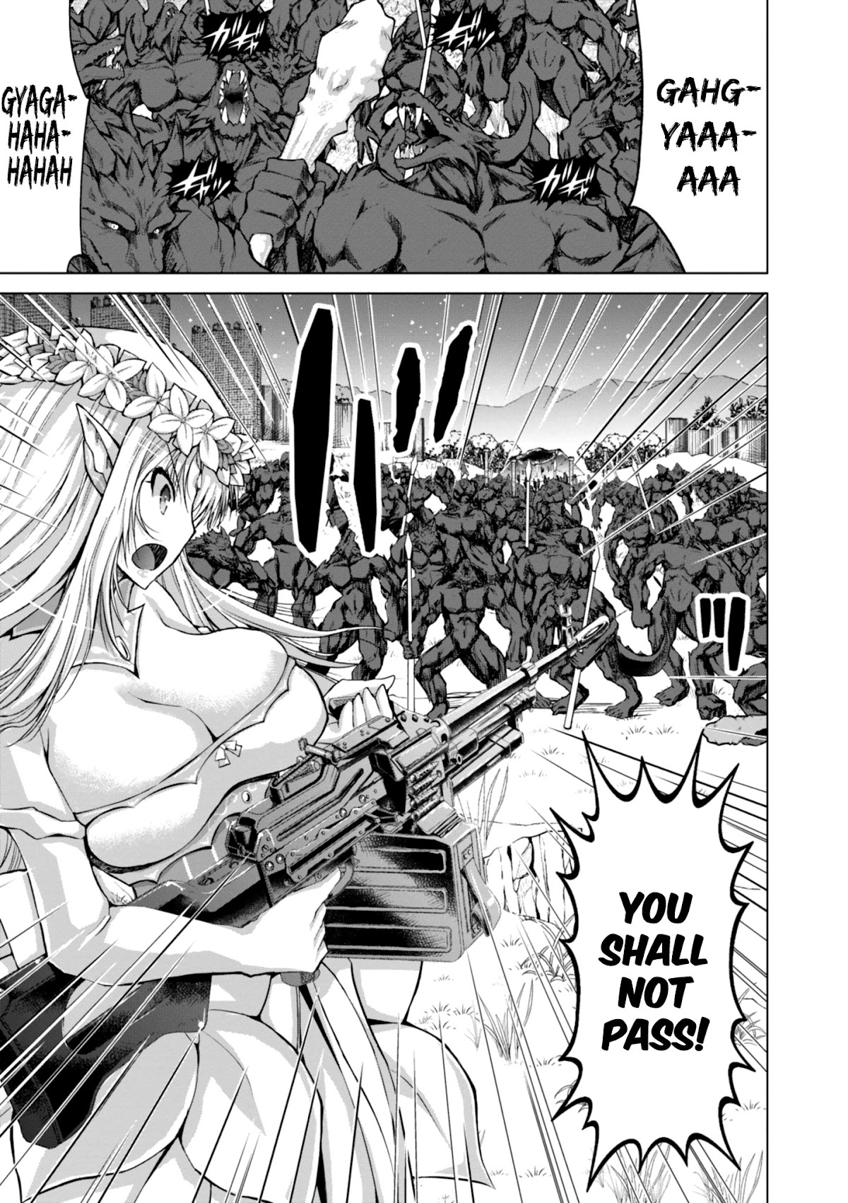 Gunota ga Mahou Sekai ni Tensei Shitara, Gendai Heiki de Guntai Harem o Tsukucchaimashita!? chapter 37 page 20