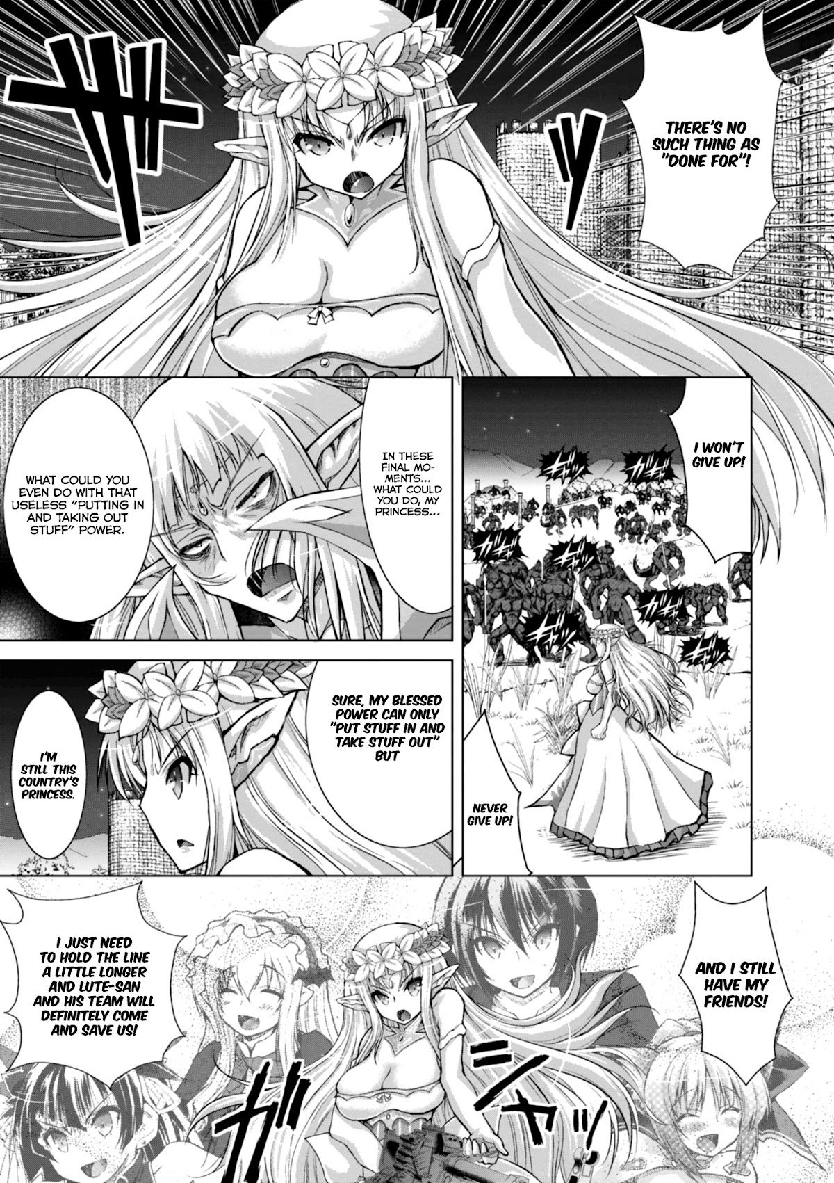 Gunota ga Mahou Sekai ni Tensei Shitara, Gendai Heiki de Guntai Harem o Tsukucchaimashita!? chapter 39 page 21