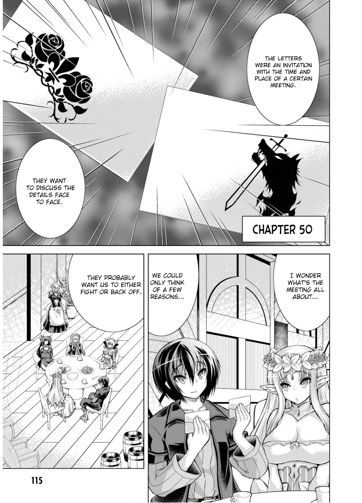 Gunota ga Mahou Sekai ni Tensei Shitara, Gendai Heiki de Guntai Harem o Tsukucchaimashita!? chapter 50 page 2