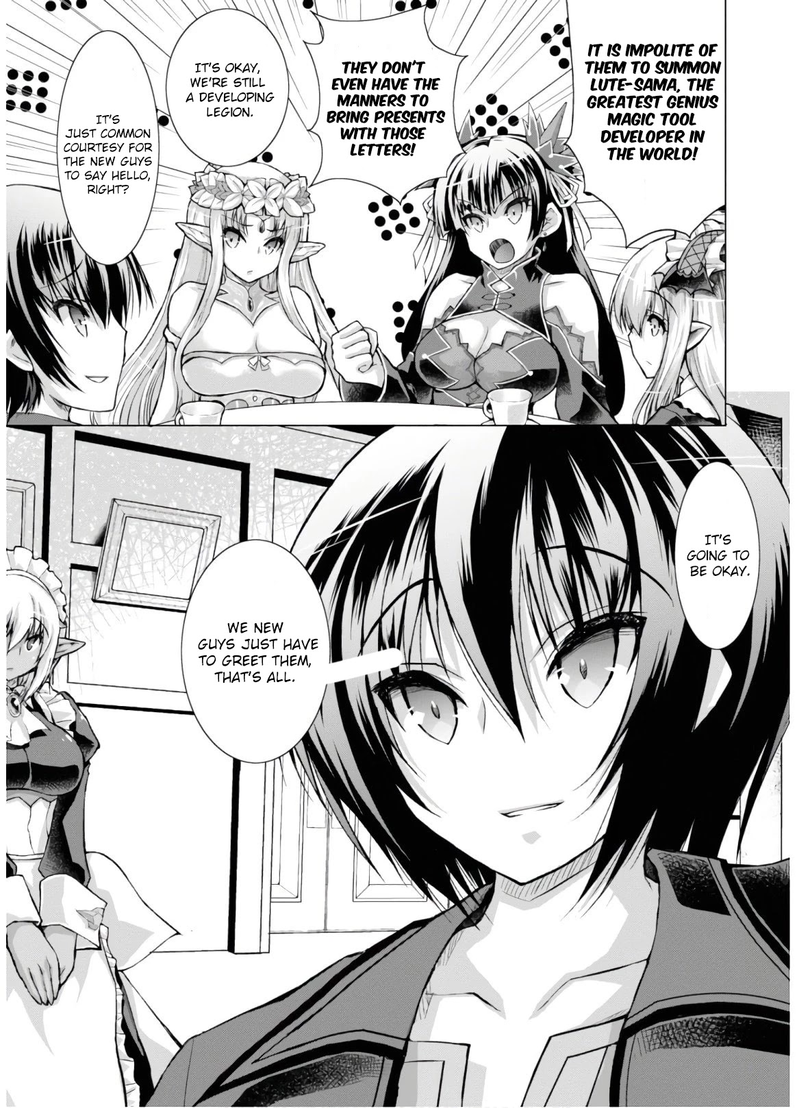 Gunota ga Mahou Sekai ni Tensei Shitara, Gendai Heiki de Guntai Harem o Tsukucchaimashita!? chapter 50 page 4