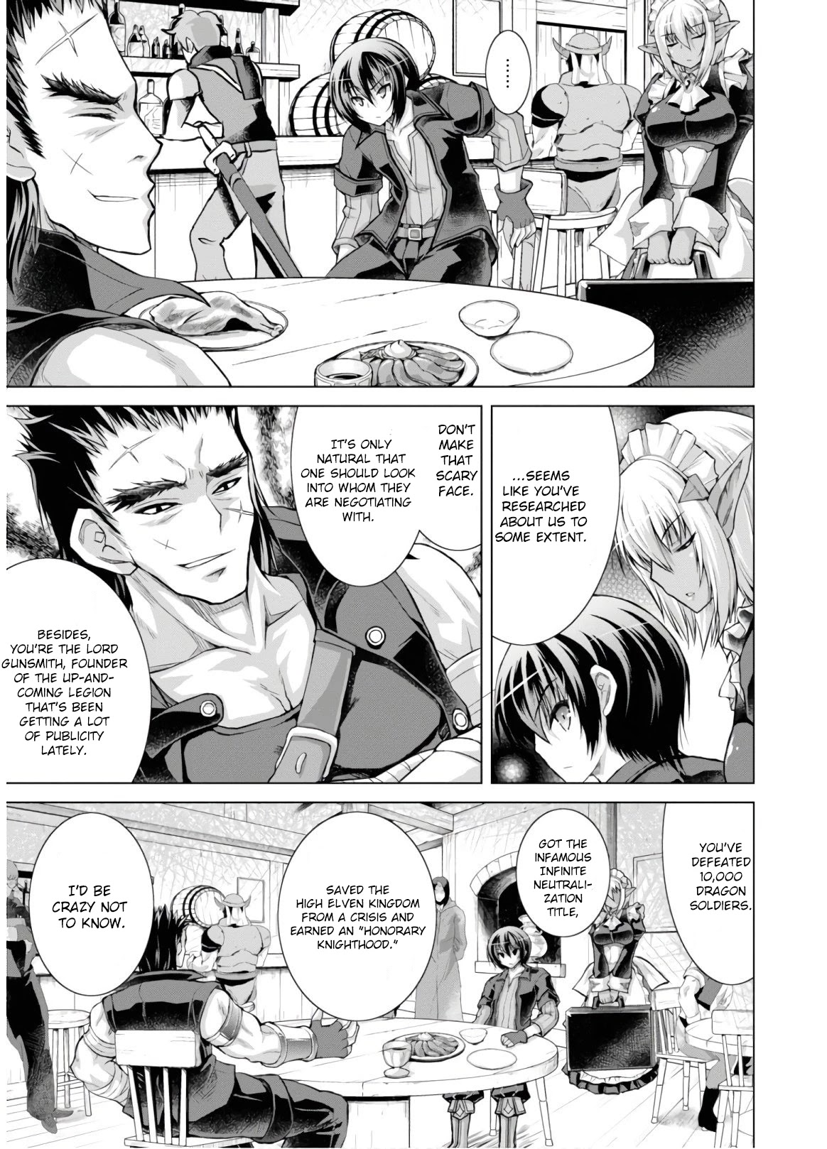 Gunota ga Mahou Sekai ni Tensei Shitara, Gendai Heiki de Guntai Harem o Tsukucchaimashita!? chapter 50 page 8