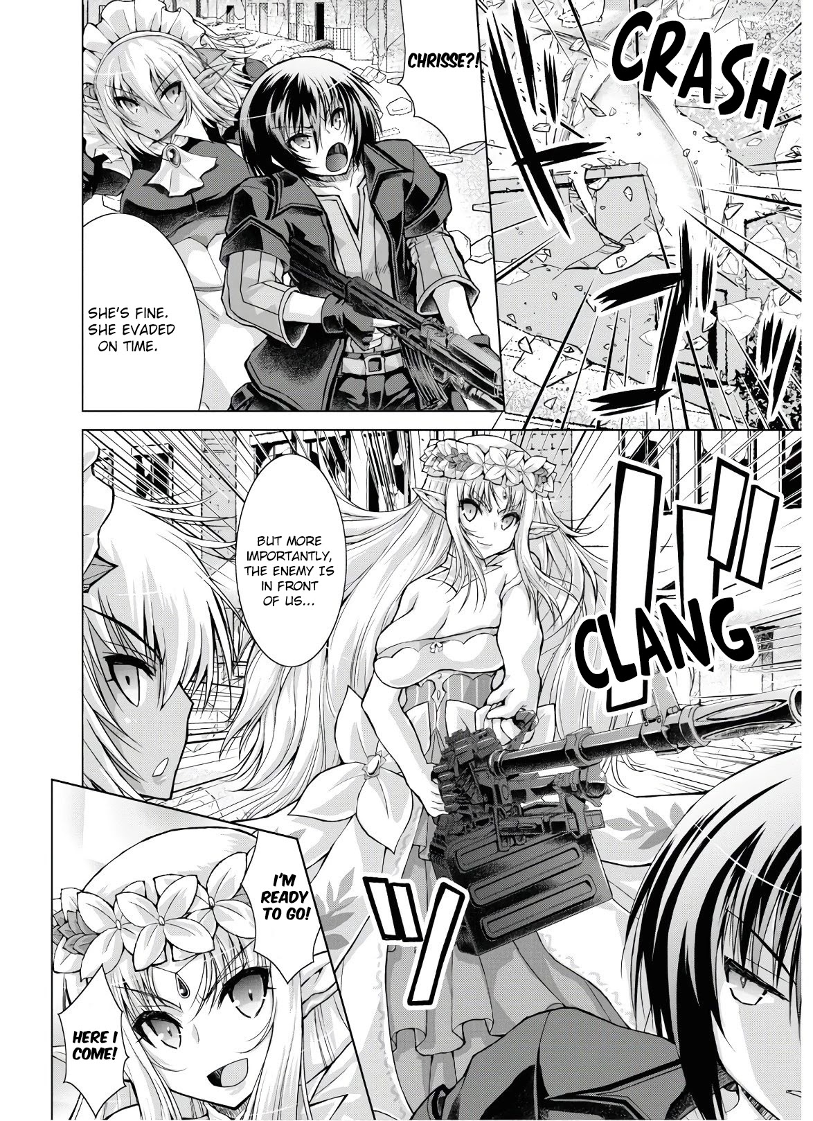 Gunota ga Mahou Sekai ni Tensei Shitara, Gendai Heiki de Guntai Harem o Tsukucchaimashita!? chapter 52 page 27