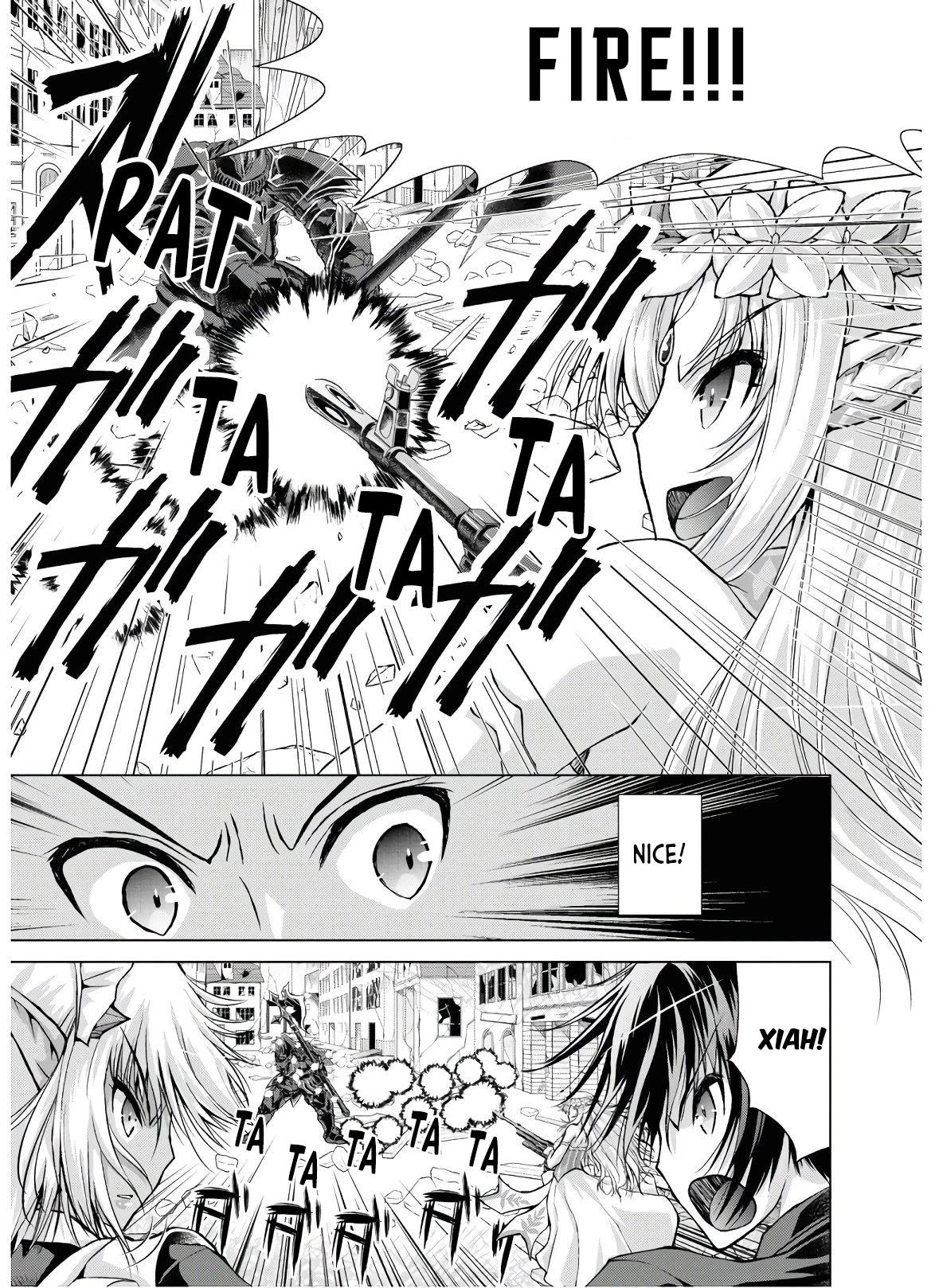 Gunota ga Mahou Sekai ni Tensei Shitara, Gendai Heiki de Guntai Harem o Tsukucchaimashita!? chapter 52 page 28