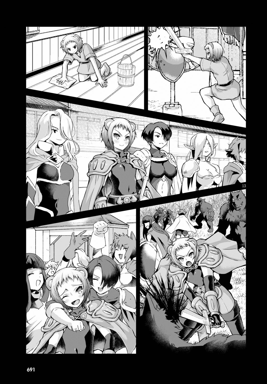 Gunota ga Mahou Sekai ni Tensei Shitara, Gendai Heiki de Guntai Harem o Tsukucchaimashita!? chapter 54 page 14