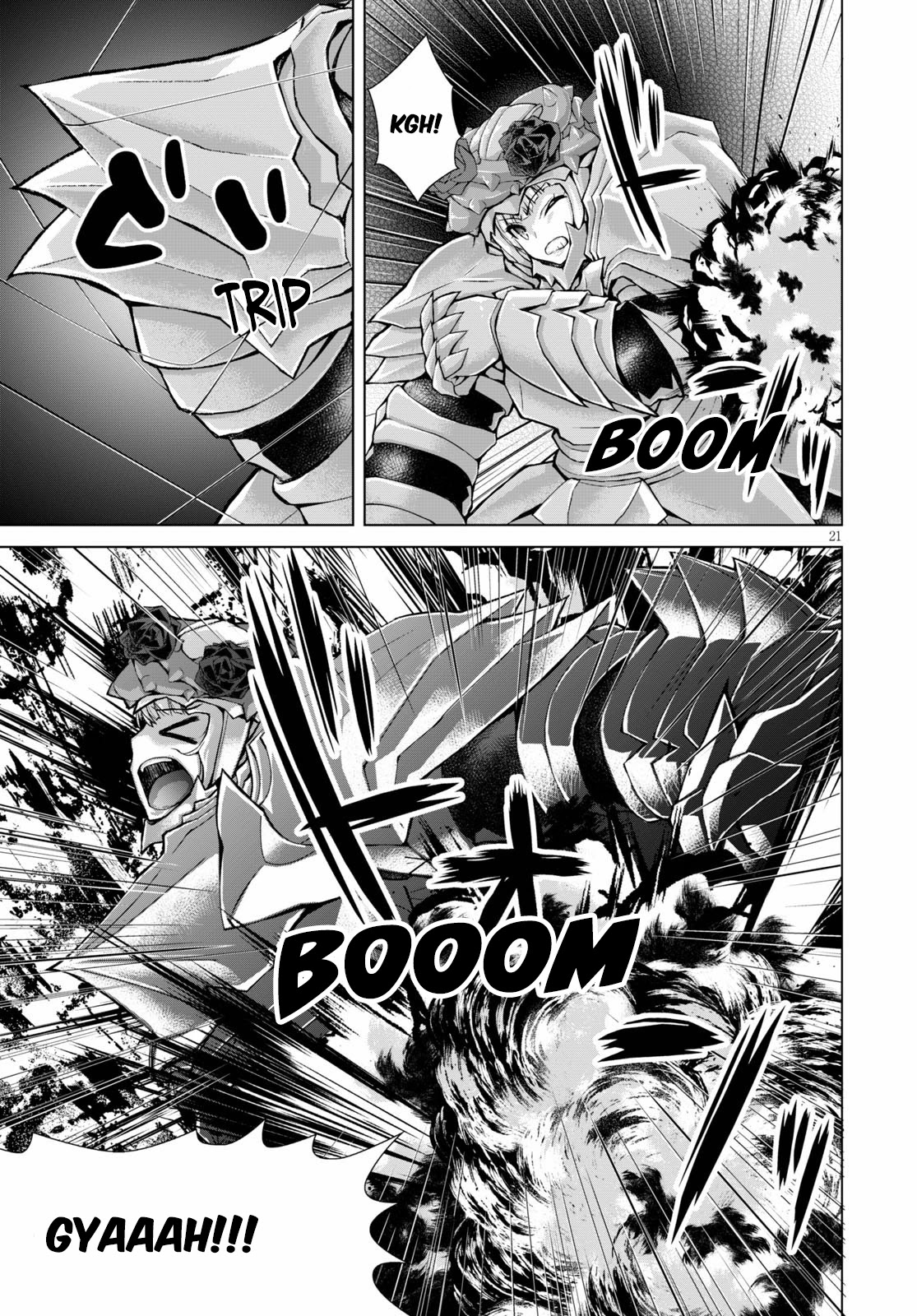 Gunota ga Mahou Sekai ni Tensei Shitara, Gendai Heiki de Guntai Harem o Tsukucchaimashita!? chapter 57 page 22