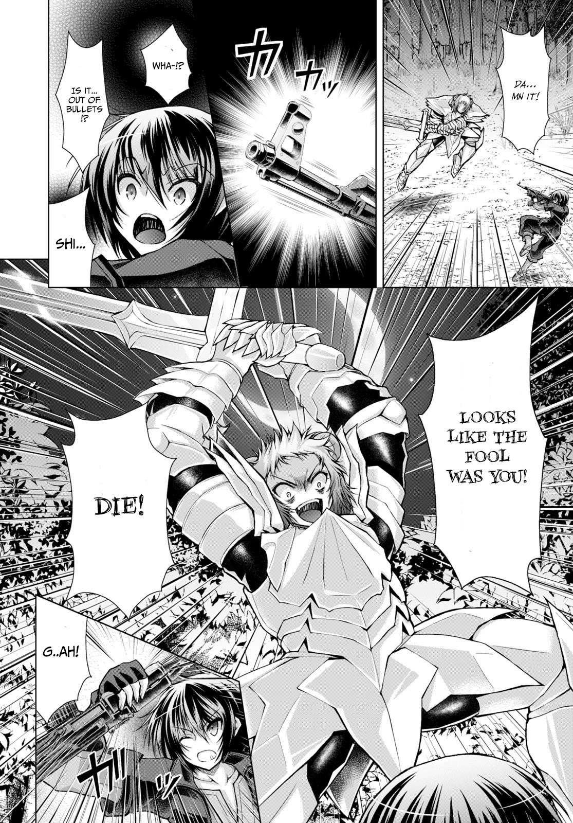 Gunota ga Mahou Sekai ni Tensei Shitara, Gendai Heiki de Guntai Harem o Tsukucchaimashita!? chapter 58 page 15
