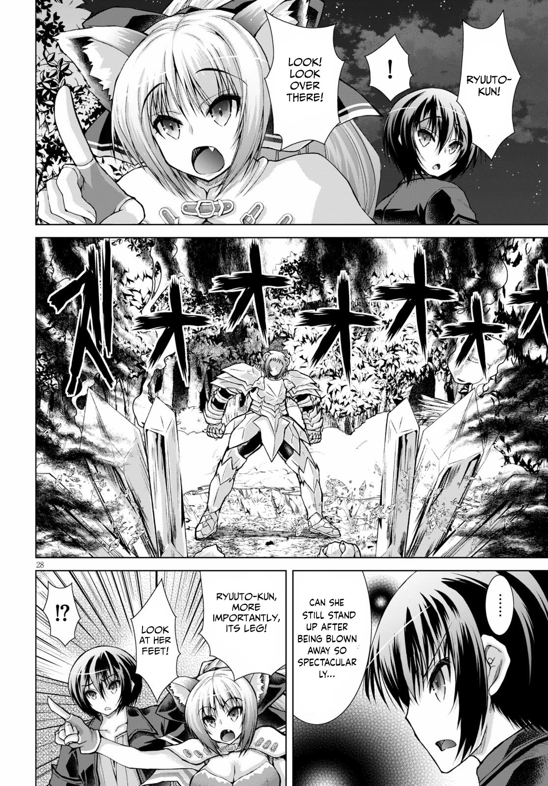 Gunota ga Mahou Sekai ni Tensei Shitara, Gendai Heiki de Guntai Harem o Tsukucchaimashita!? chapter 58 page 28