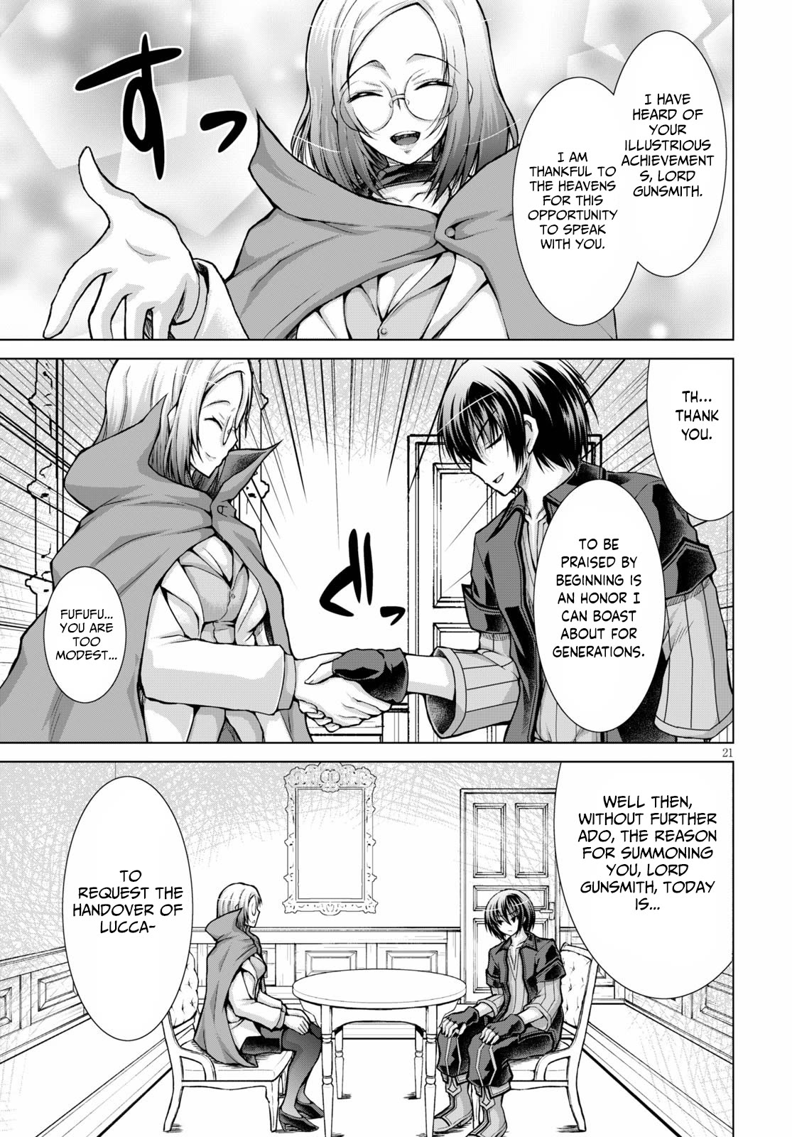 Gunota ga Mahou Sekai ni Tensei Shitara, Gendai Heiki de Guntai Harem o Tsukucchaimashita!? chapter 60 page 22