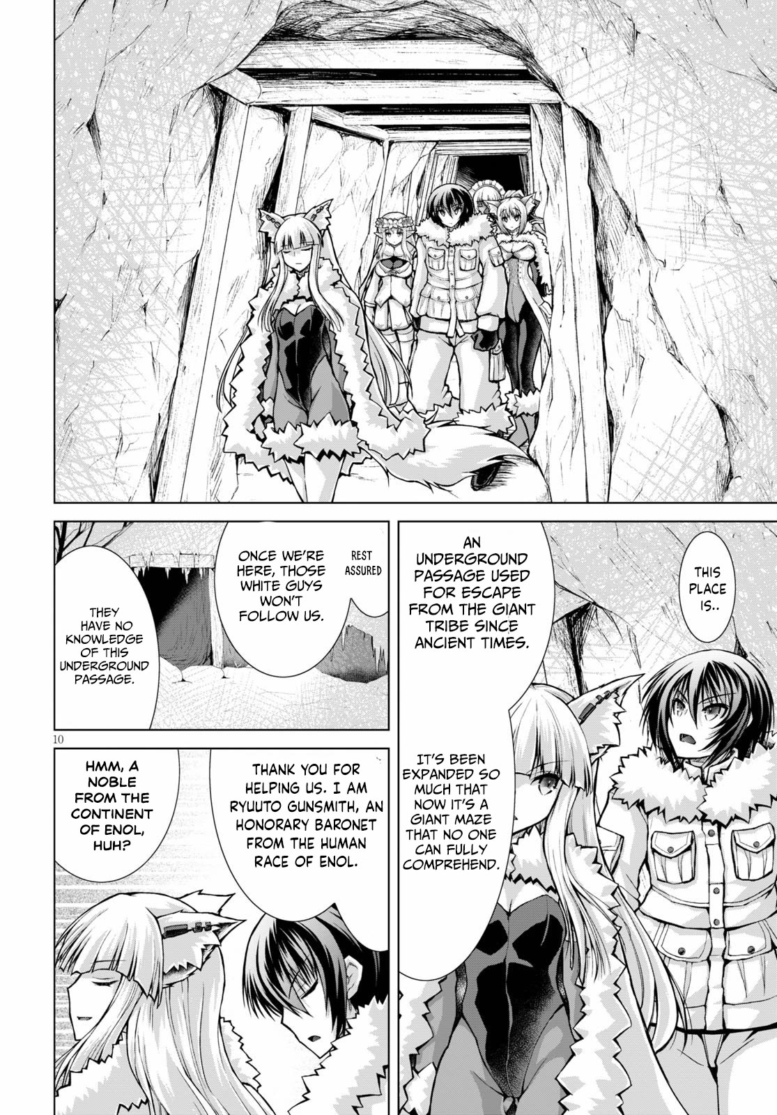 Gunota ga Mahou Sekai ni Tensei Shitara, Gendai Heiki de Guntai Harem o Tsukucchaimashita!? chapter 62 page 11