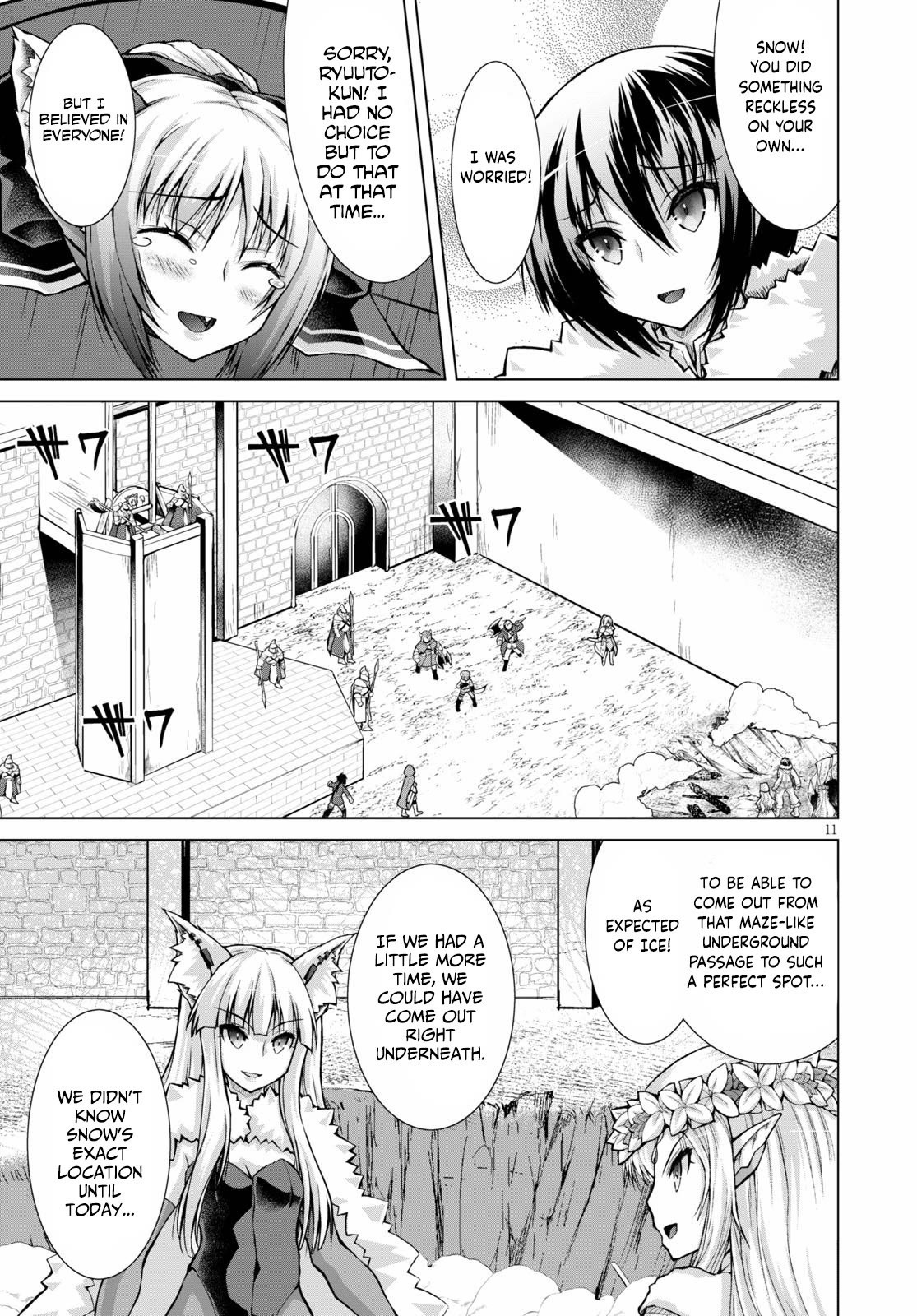 Gunota ga Mahou Sekai ni Tensei Shitara, Gendai Heiki de Guntai Harem o Tsukucchaimashita!? chapter 65 page 12