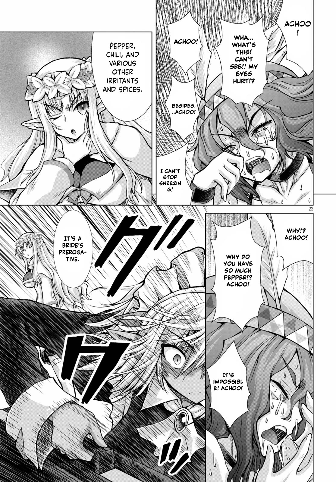 Gunota ga Mahou Sekai ni Tensei Shitara, Gendai Heiki de Guntai Harem o Tsukucchaimashita!? chapter 66 page 24