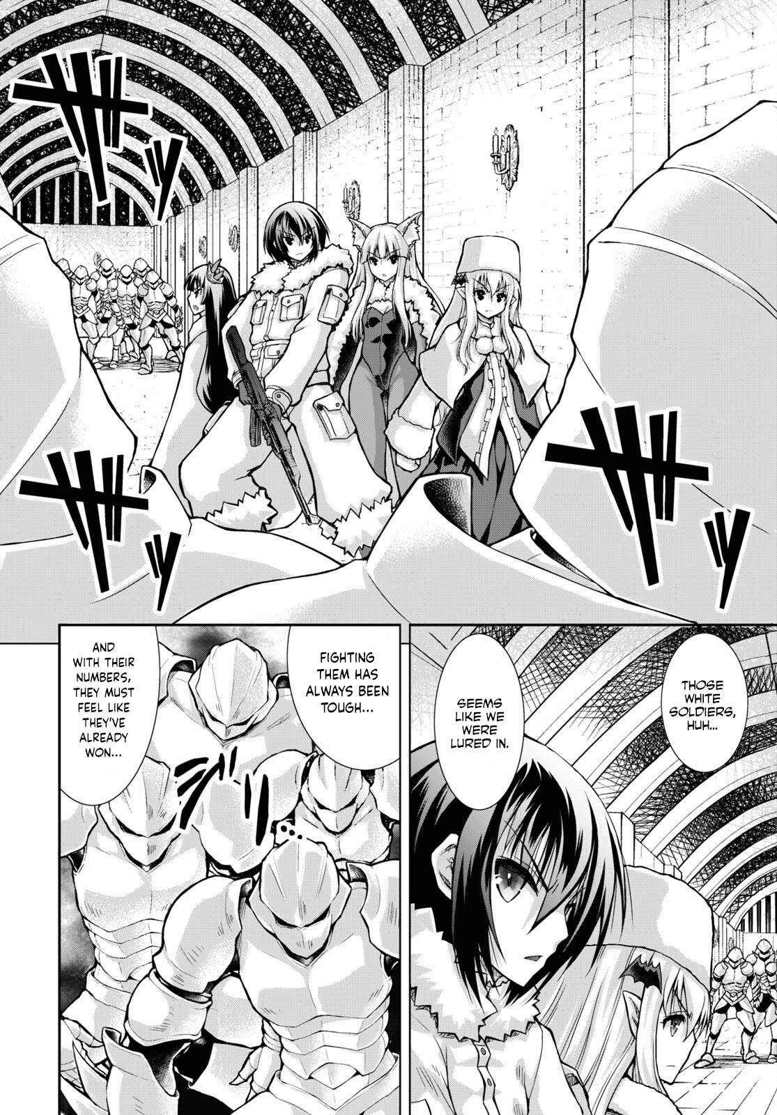 Gunota ga Mahou Sekai ni Tensei Shitara, Gendai Heiki de Guntai Harem o Tsukucchaimashita!? chapter 67 page 3