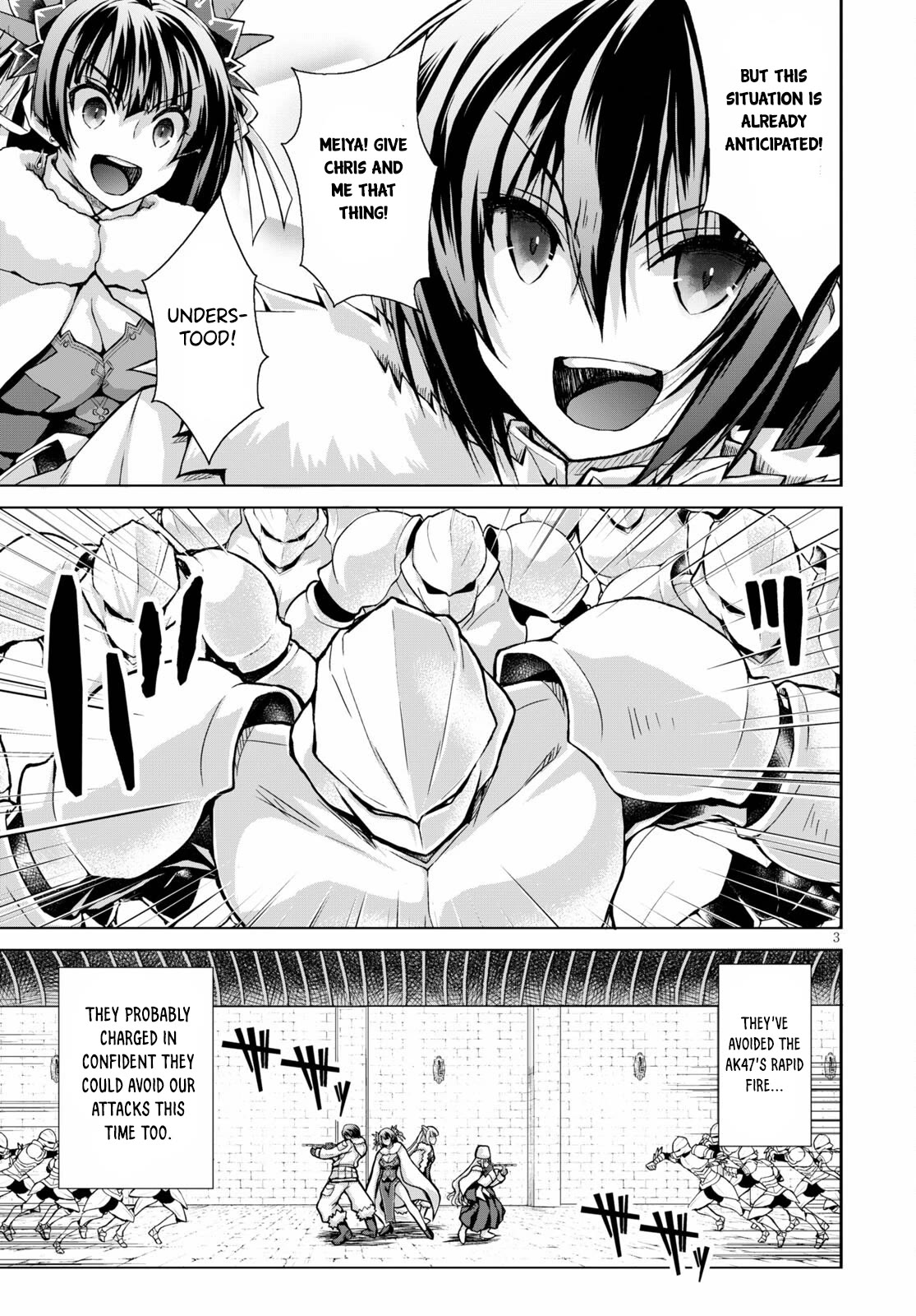 Gunota ga Mahou Sekai ni Tensei Shitara, Gendai Heiki de Guntai Harem o Tsukucchaimashita!? chapter 67 page 4