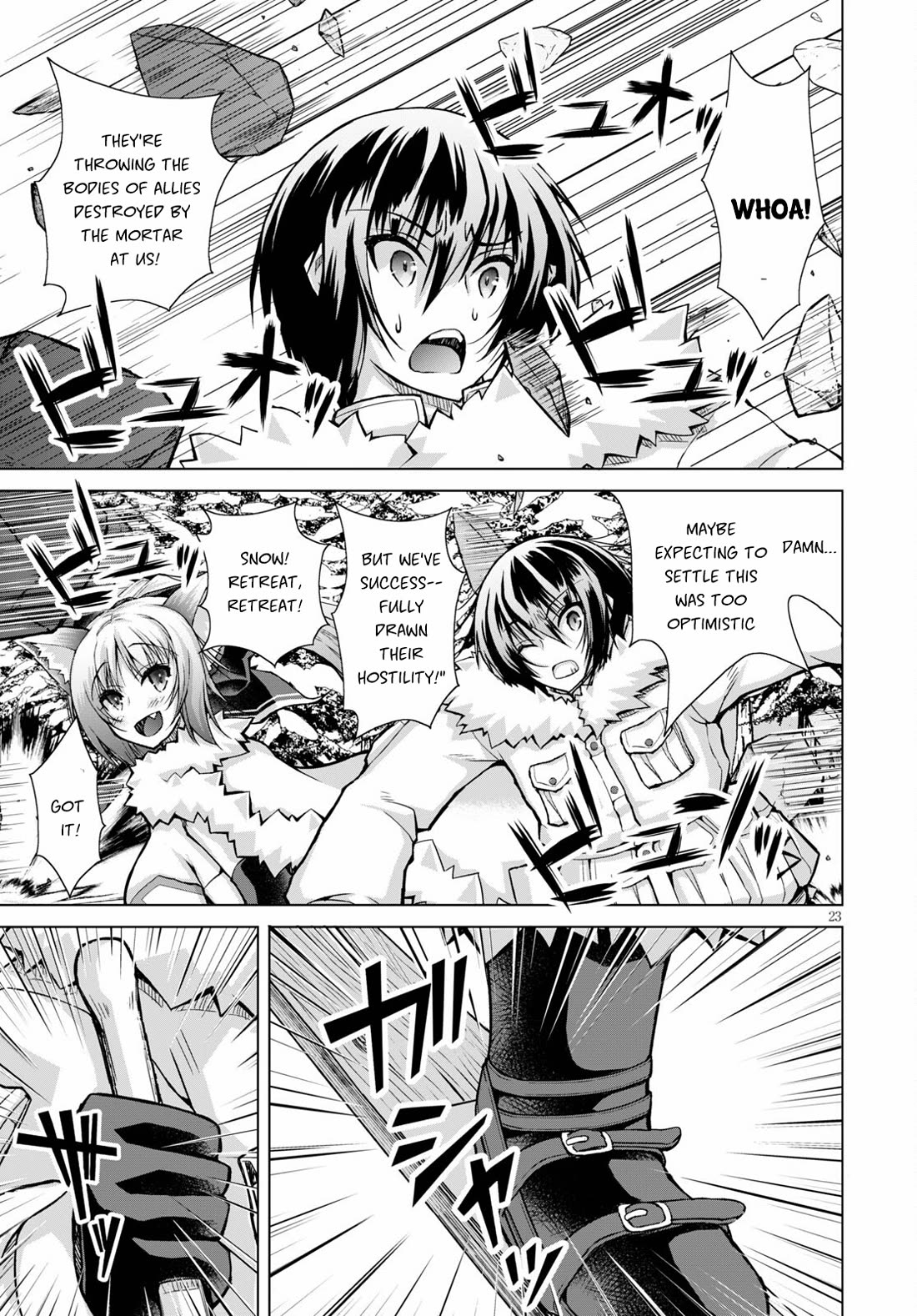 Gunota ga Mahou Sekai ni Tensei Shitara, Gendai Heiki de Guntai Harem o Tsukucchaimashita!? chapter 69 page 24