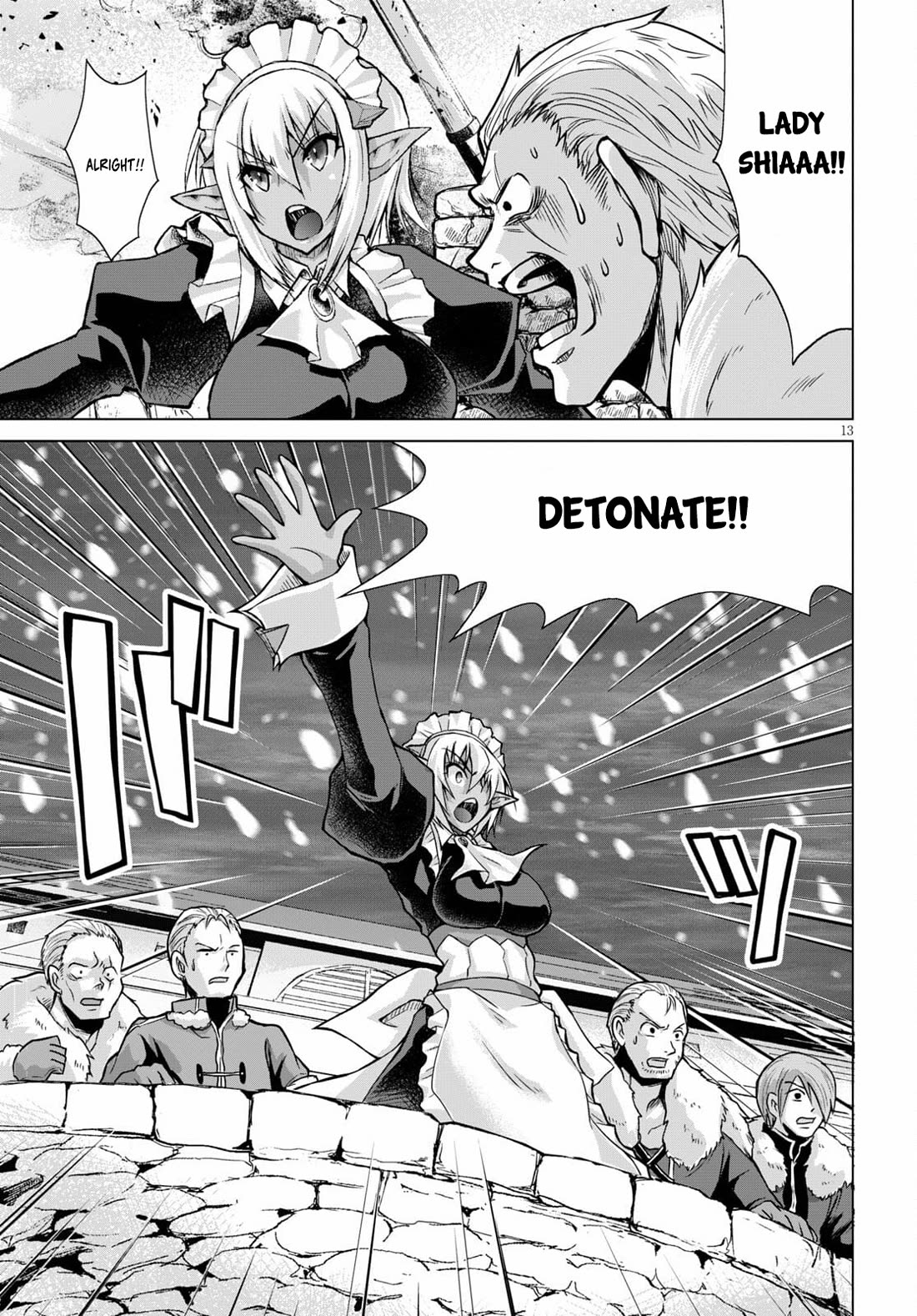 Gunota ga Mahou Sekai ni Tensei Shitara, Gendai Heiki de Guntai Harem o Tsukucchaimashita!? chapter 70 page 14