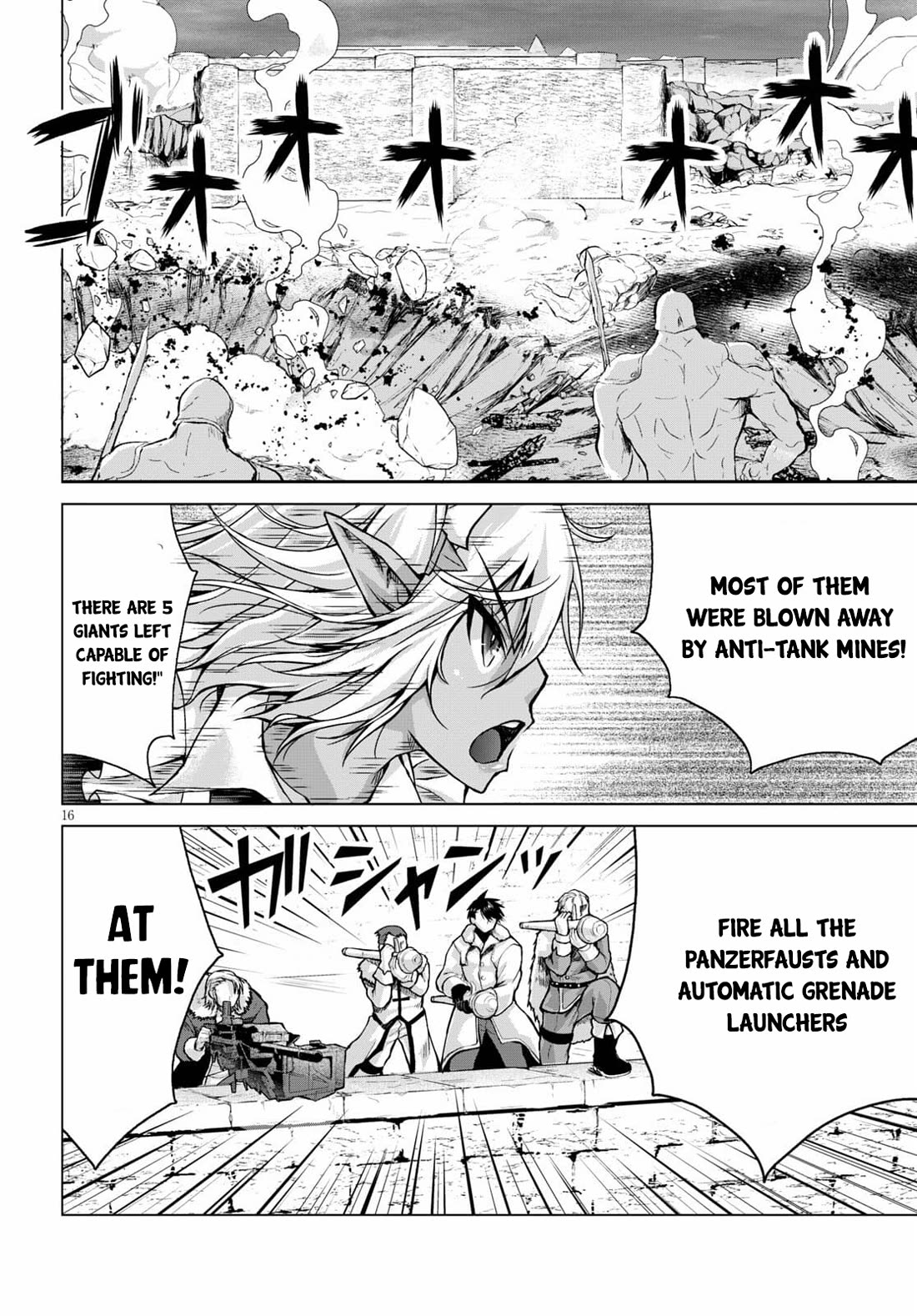 Gunota ga Mahou Sekai ni Tensei Shitara, Gendai Heiki de Guntai Harem o Tsukucchaimashita!? chapter 70 page 17