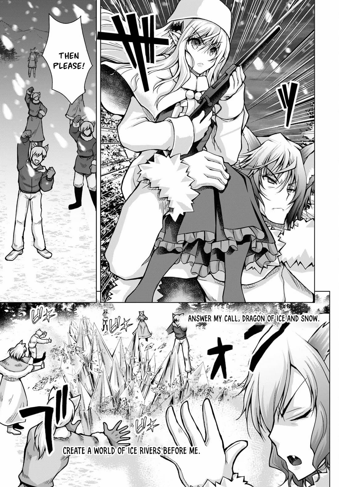 Gunota ga Mahou Sekai ni Tensei Shitara, Gendai Heiki de Guntai Harem o Tsukucchaimashita!? chapter 71 page 8