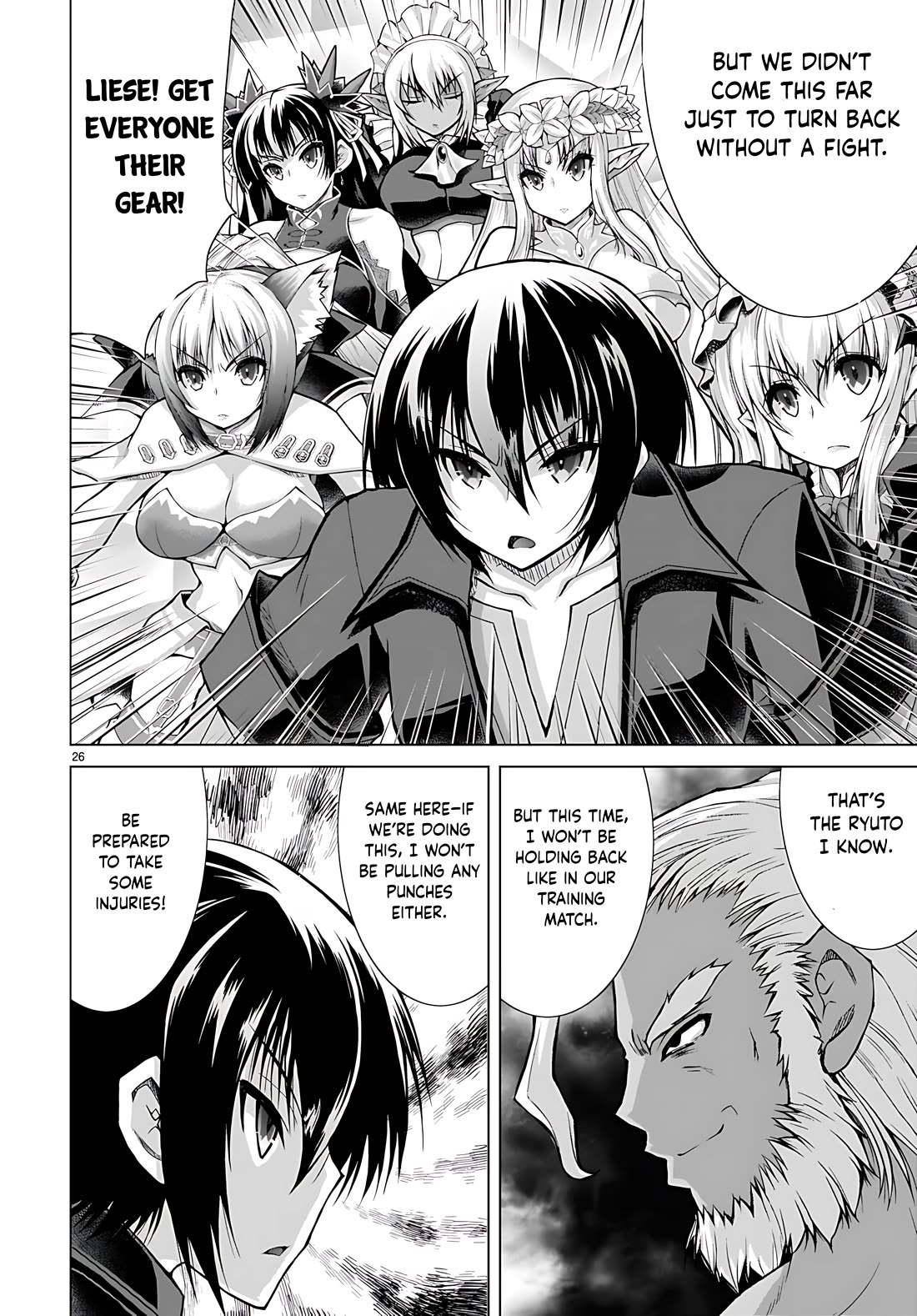 Gunota ga Mahou Sekai ni Tensei Shitara, Gendai Heiki de Guntai Harem o Tsukucchaimashita!? chapter 77 page 28