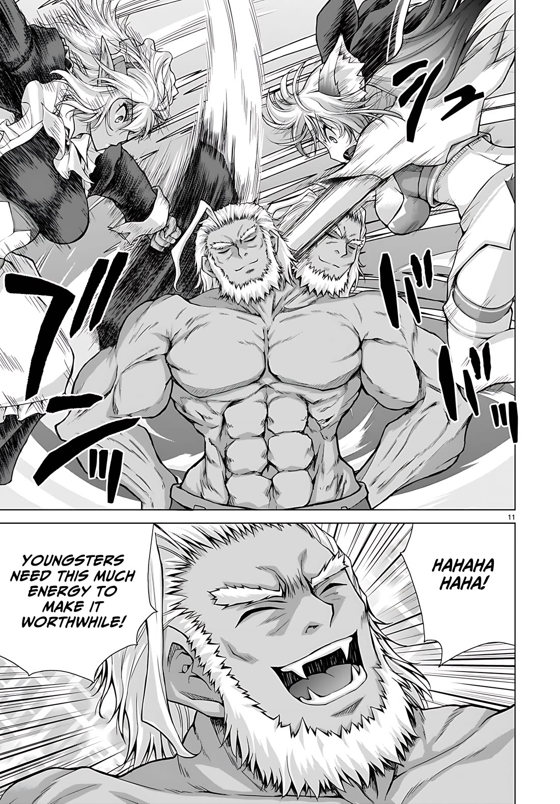 Gunota ga Mahou Sekai ni Tensei Shitara, Gendai Heiki de Guntai Harem o Tsukucchaimashita!? chapter 78 page 11