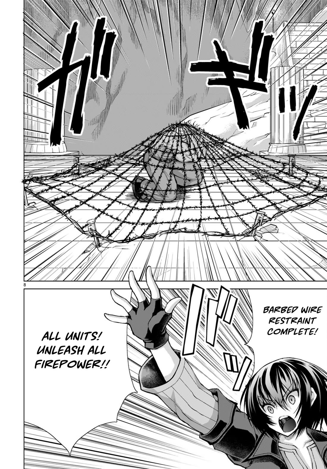 Gunota ga Mahou Sekai ni Tensei Shitara, Gendai Heiki de Guntai Harem o Tsukucchaimashita!? chapter 79 page 9