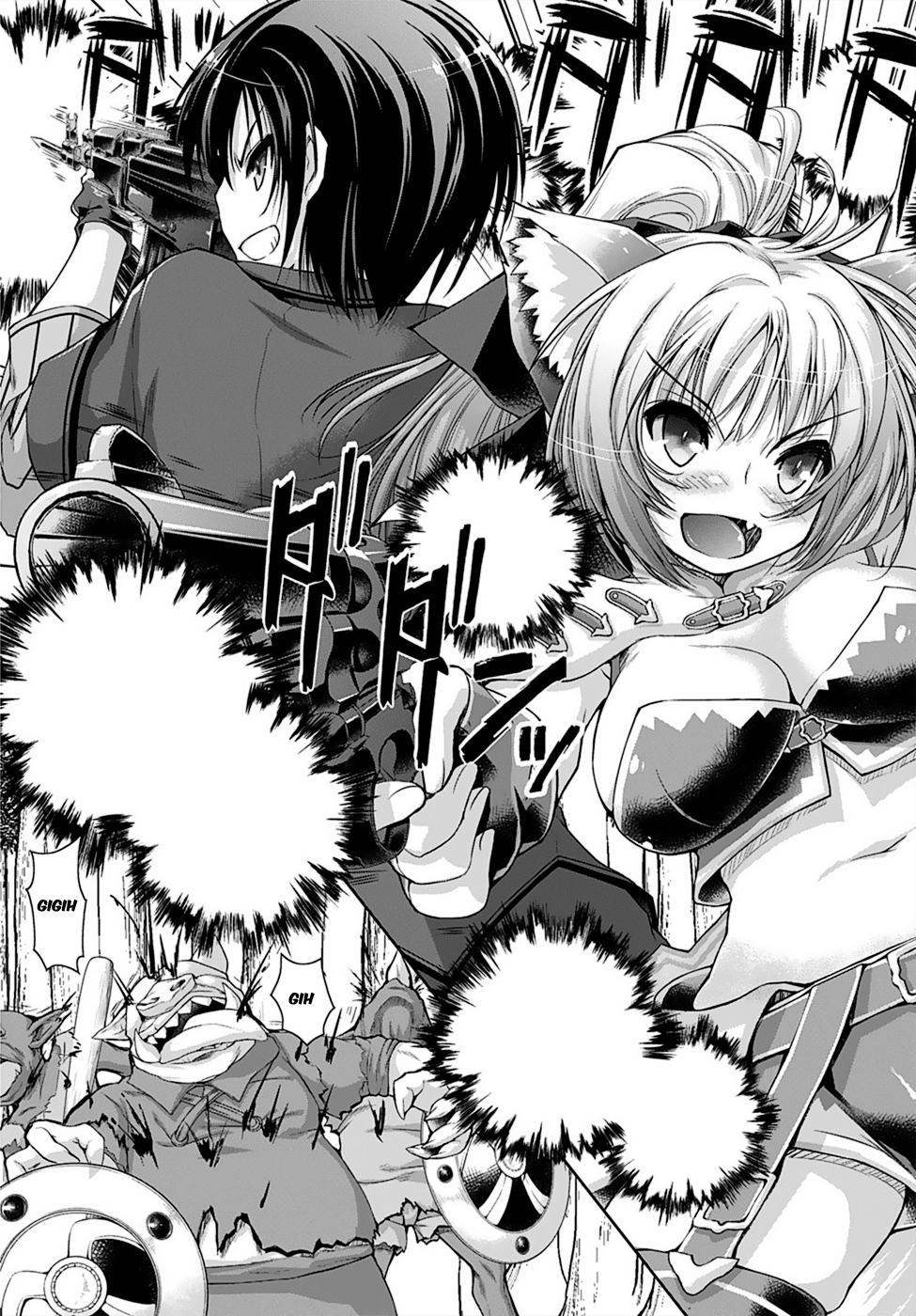 Gunota ga Mahou Sekai ni Tensei Shitara, Gendai Heiki de Guntai Harem o Tsukucchaimashita!? chapter 8 page 33