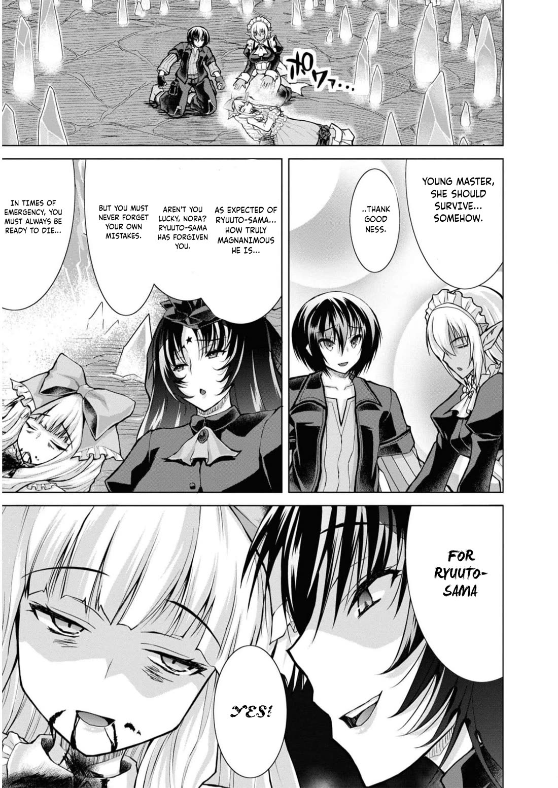 Gunota ga Mahou Sekai ni Tensei Shitara, Gendai Heiki de Guntai Harem o Tsukucchaimashita!? chapter 85 page 14