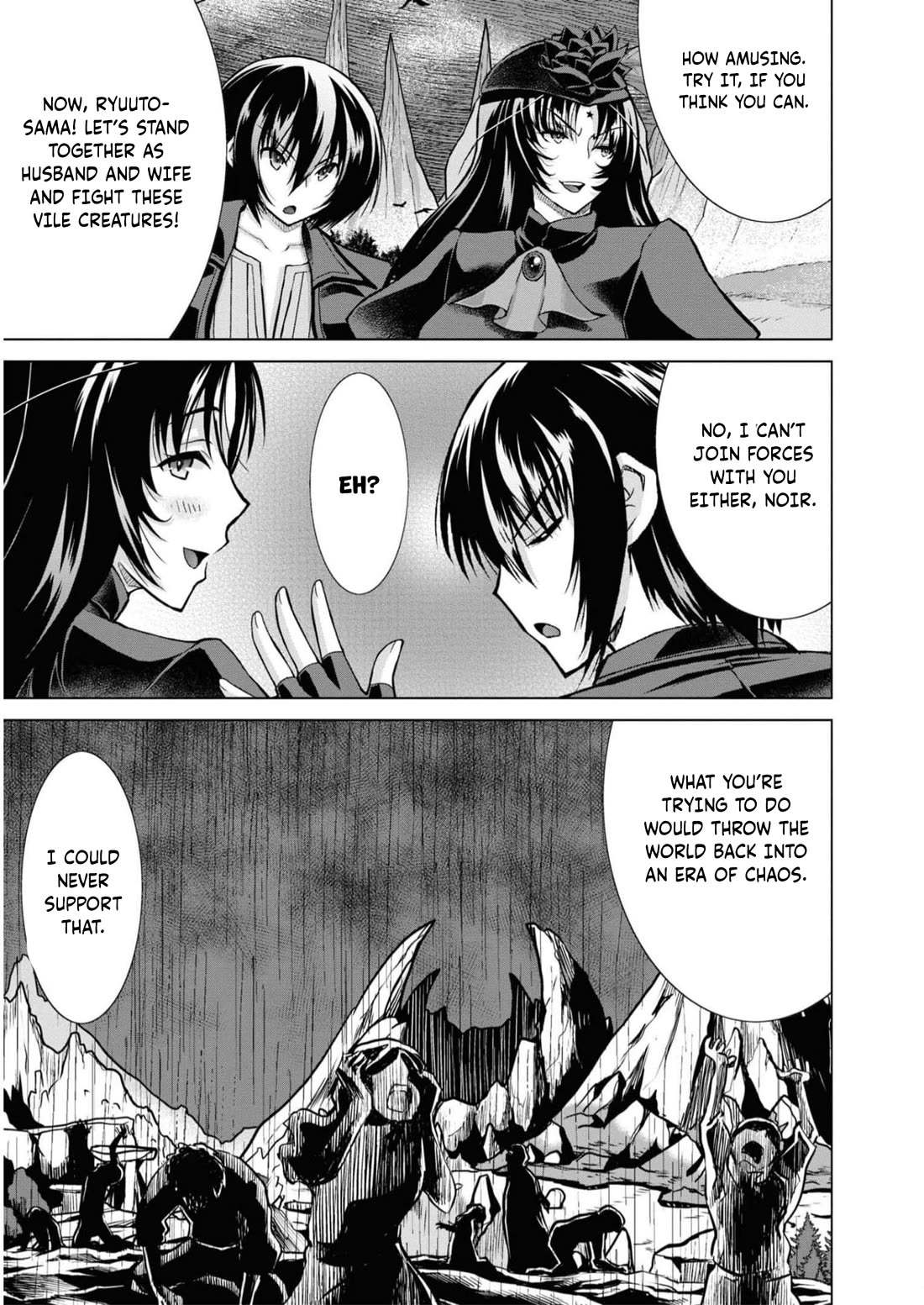 Gunota ga Mahou Sekai ni Tensei Shitara, Gendai Heiki de Guntai Harem o Tsukucchaimashita!? chapter 87 page 10