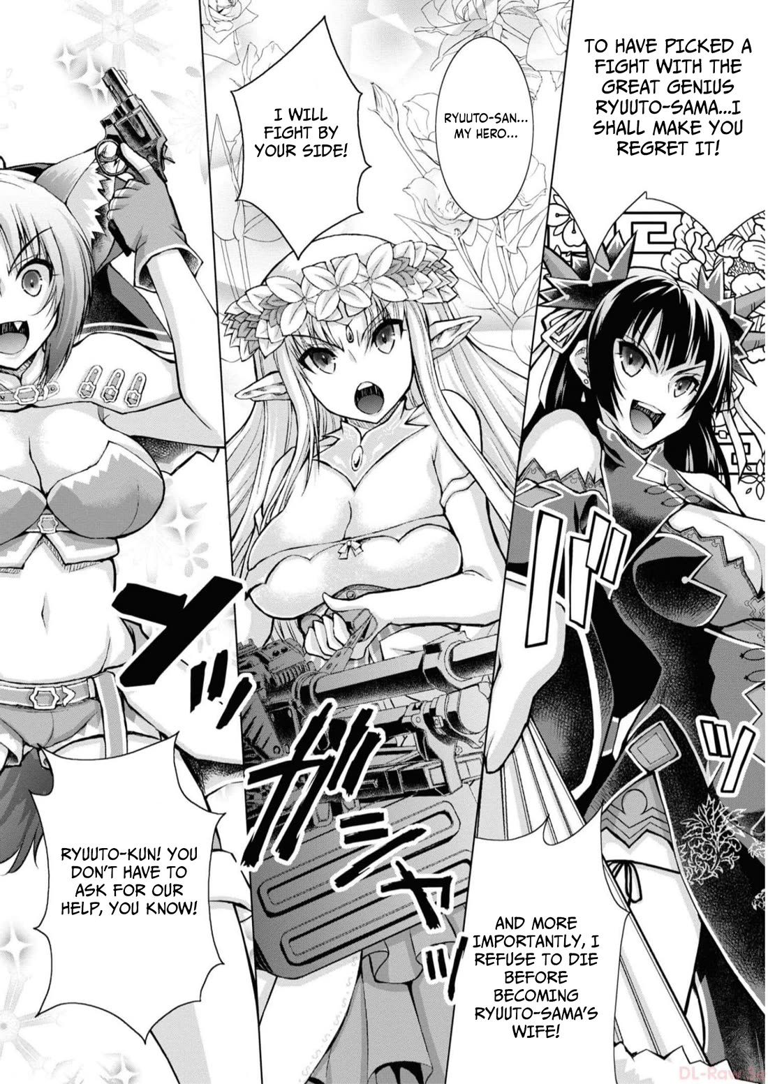 Gunota ga Mahou Sekai ni Tensei Shitara, Gendai Heiki de Guntai Harem o Tsukucchaimashita!? chapter 87 page 29