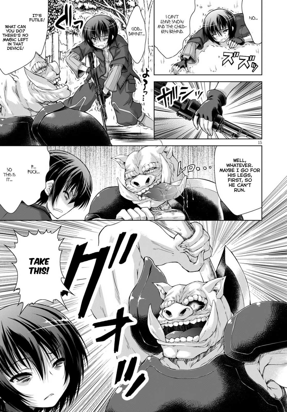 Gunota ga Mahou Sekai ni Tensei Shitara, Gendai Heiki de Guntai Harem o Tsukucchaimashita!? chapter 9 page 19