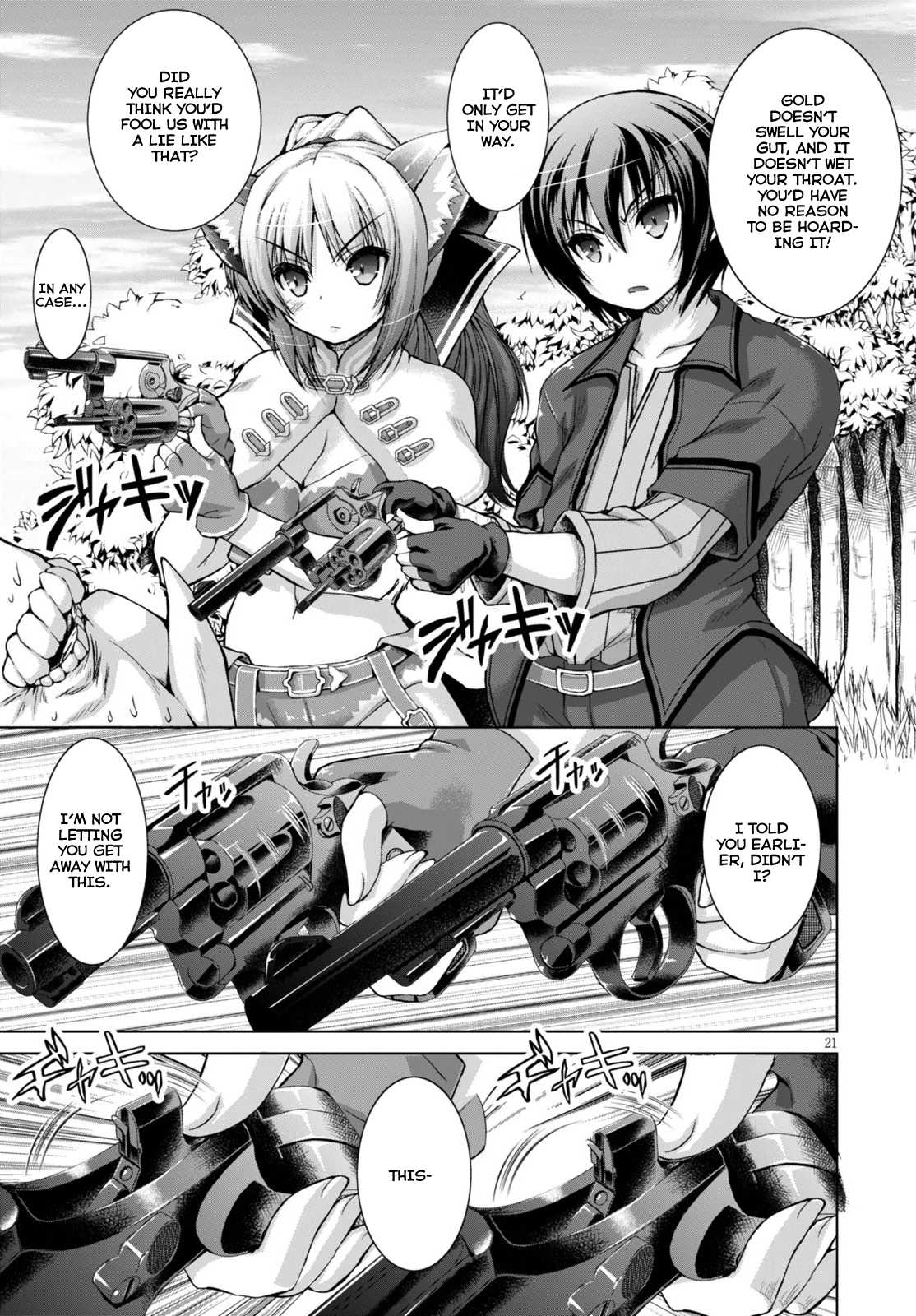 Gunota ga Mahou Sekai ni Tensei Shitara, Gendai Heiki de Guntai Harem o Tsukucchaimashita!? chapter 9 page 24