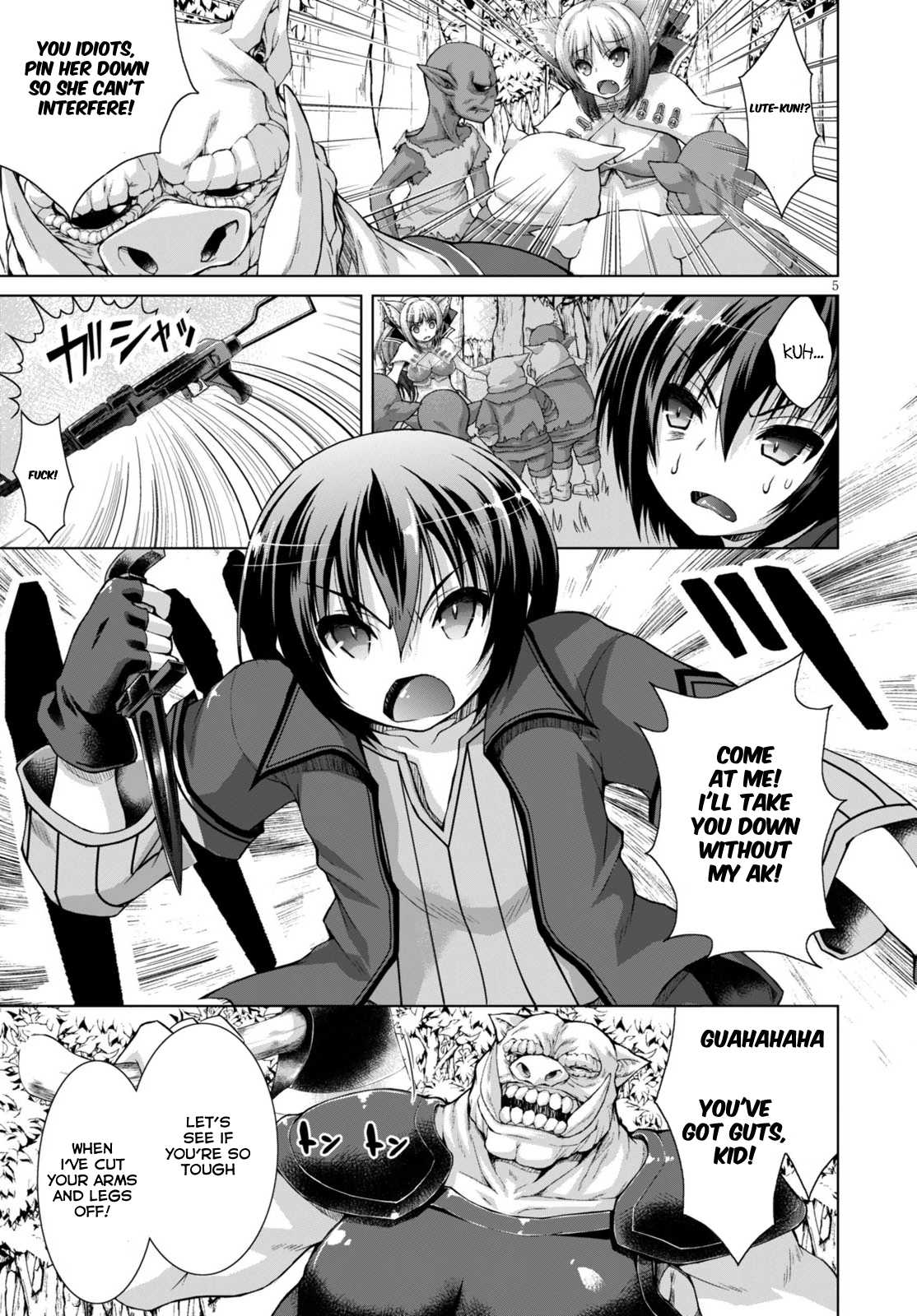 Gunota ga Mahou Sekai ni Tensei Shitara, Gendai Heiki de Guntai Harem o Tsukucchaimashita!? chapter 9 page 9