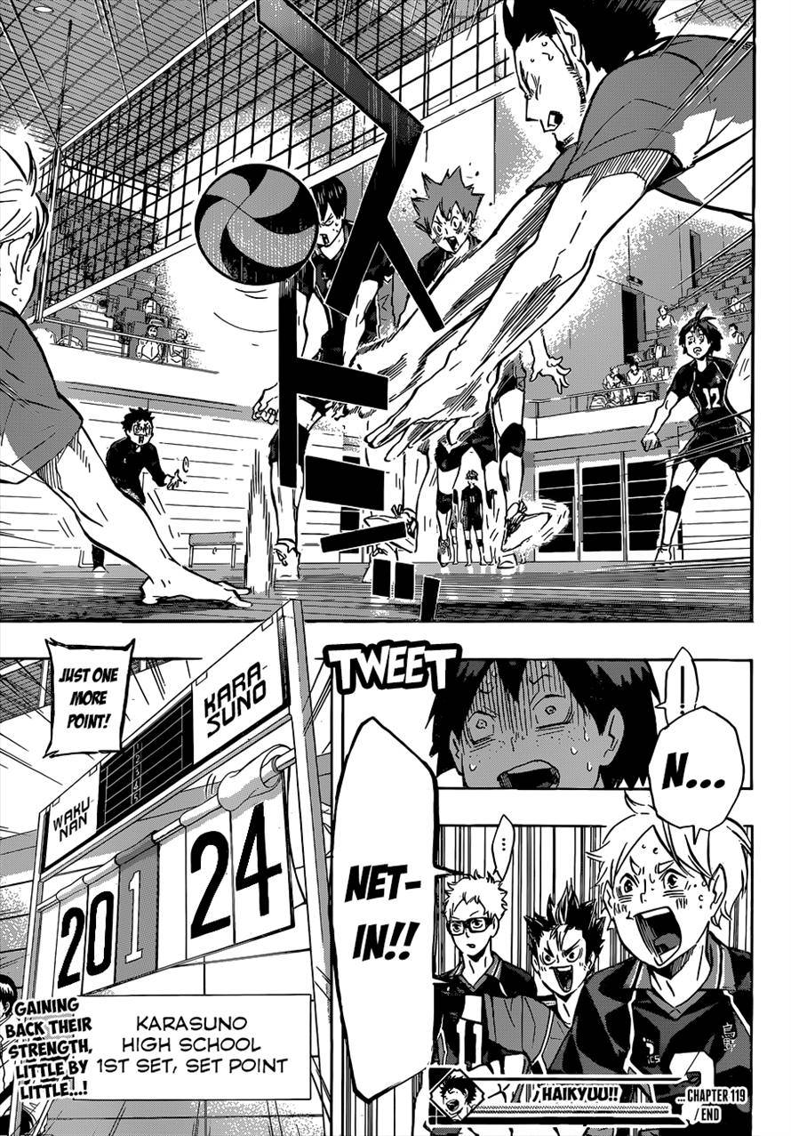 Haikyuu!! chapter 119 page 19
