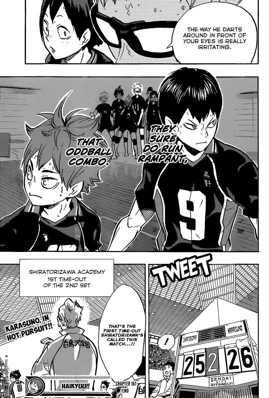 Haikyuu!! chapter 161 page 18