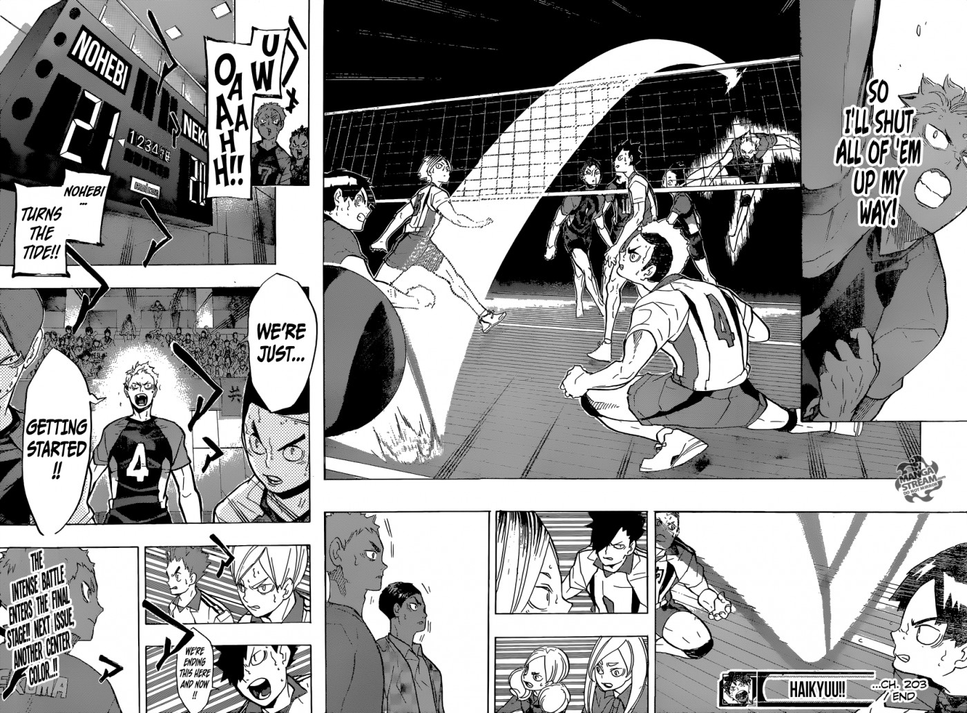 Haikyuu!! chapter 203 page 19