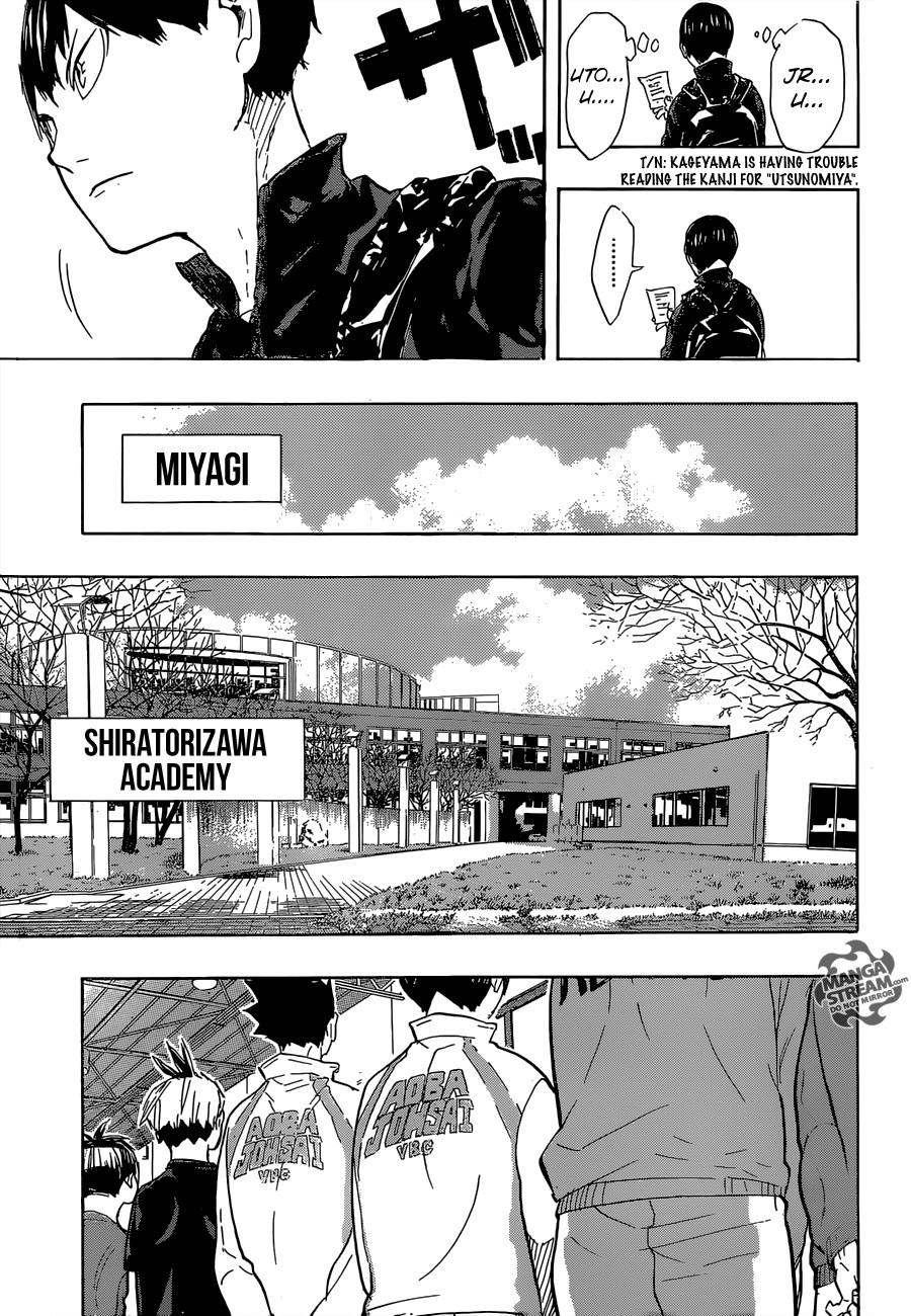 Haikyuu!! chapter 208 page 17