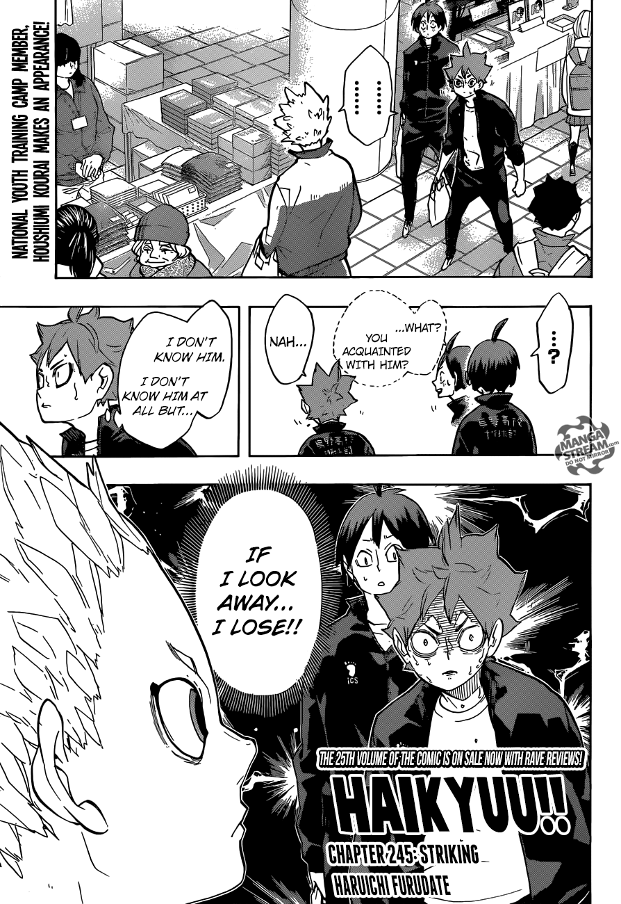 Haikyuu!! chapter 245 page 1