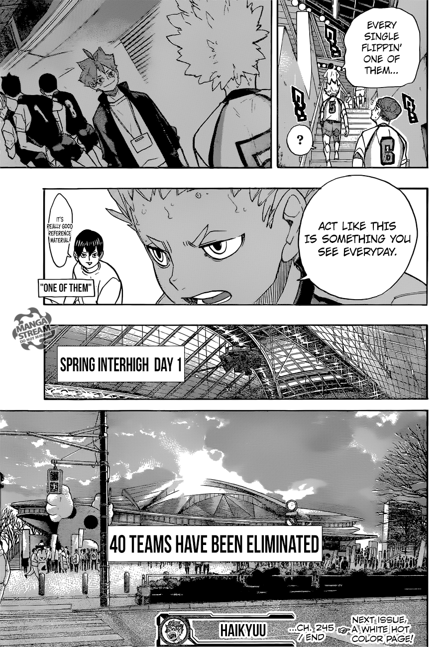 Haikyuu!! chapter 245 page 19