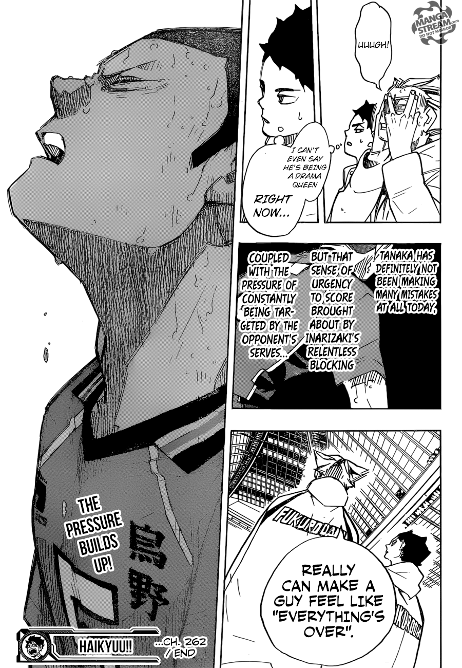 Haikyuu!! chapter 262 page 20
