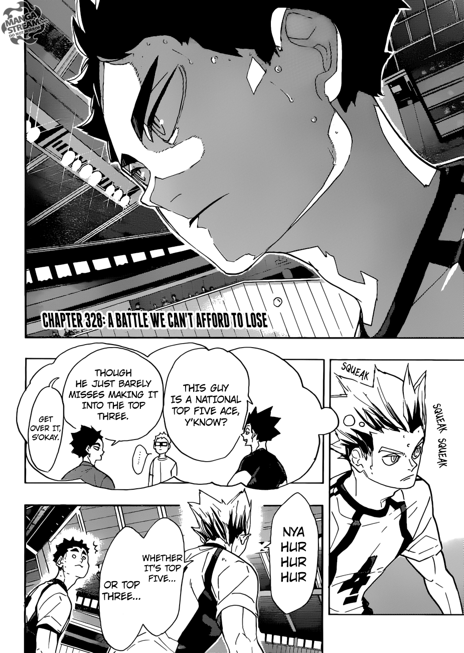 Haikyuu!! chapter 328 page 5