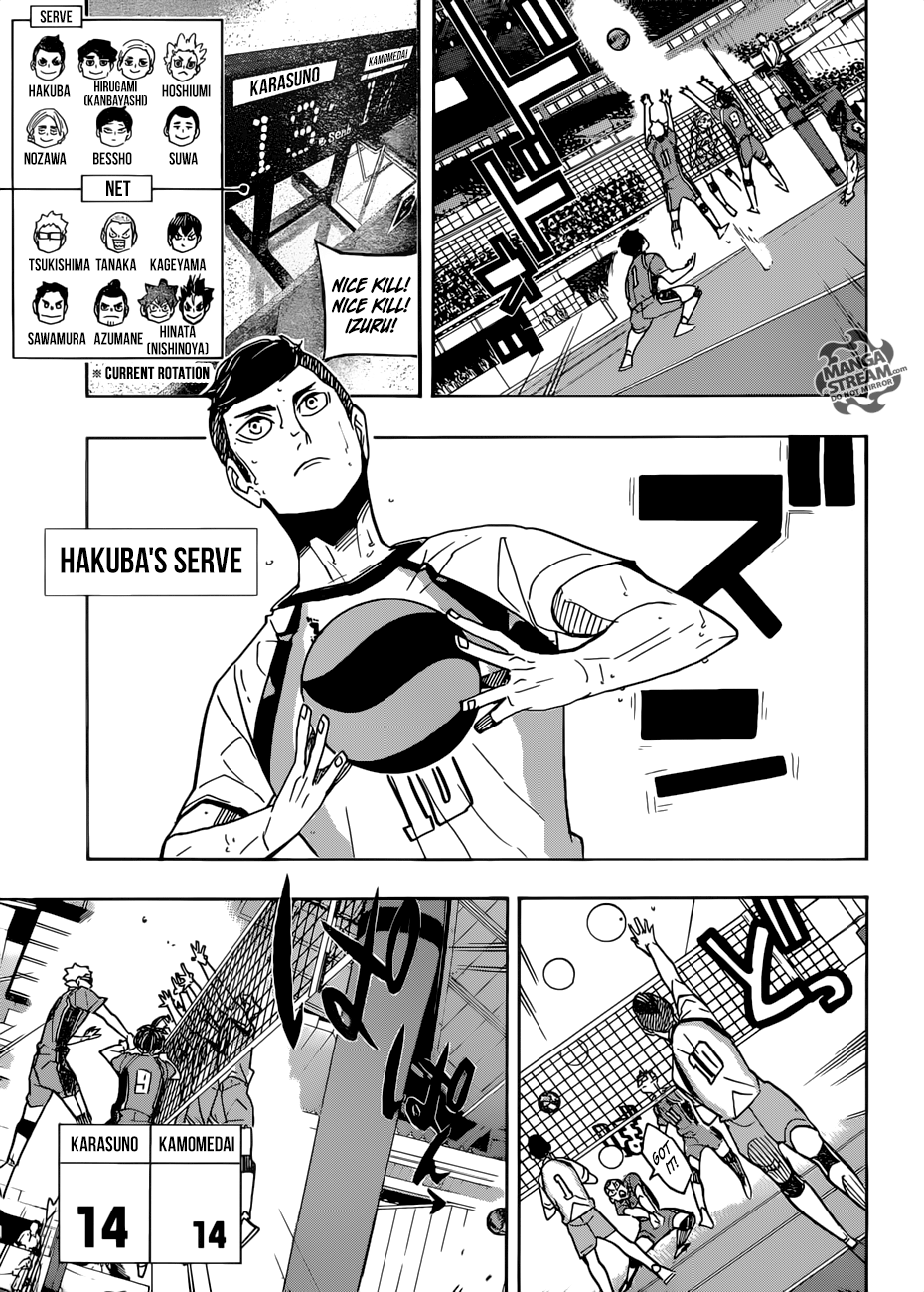 Haikyuu!! chapter 350 page 4
