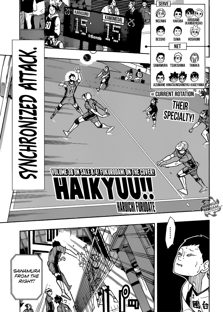 Haikyuu!! chapter 351 page 1