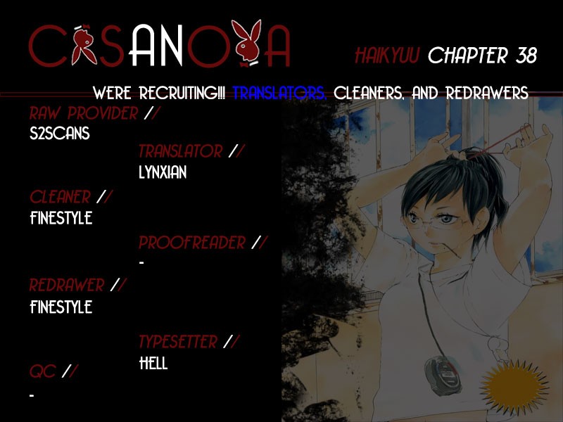Haikyuu!! chapter 38 page 1