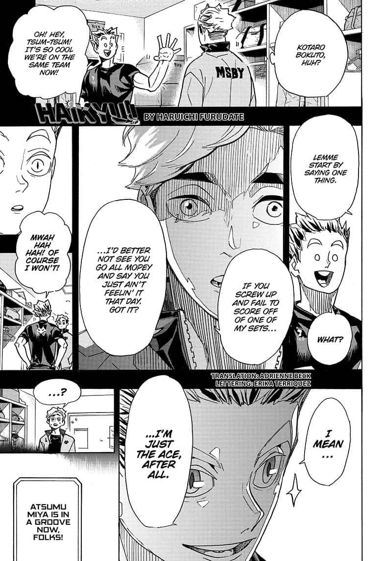 Haikyuu!! chapter 392 page 1