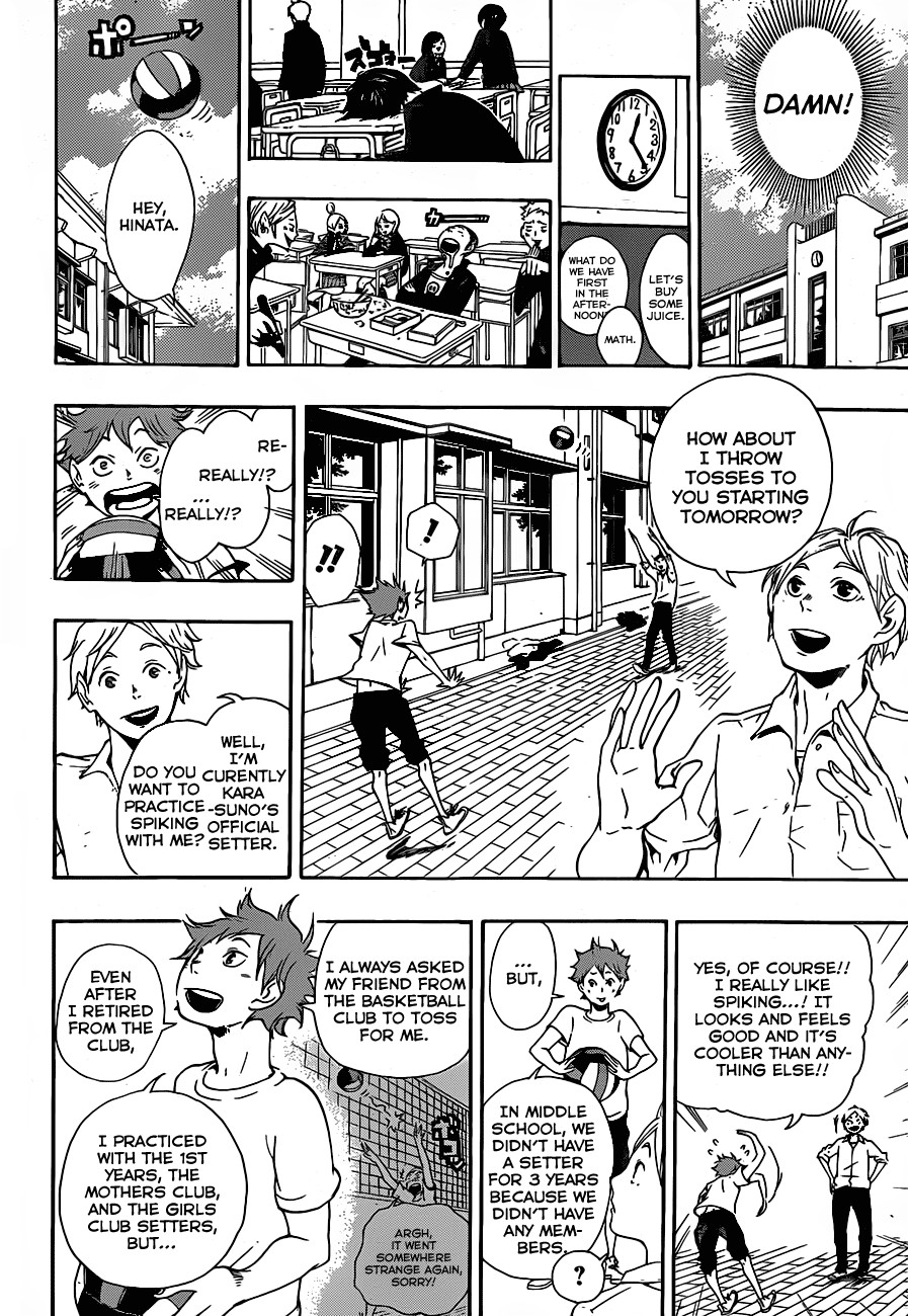 Haikyuu!! chapter 4 page 8