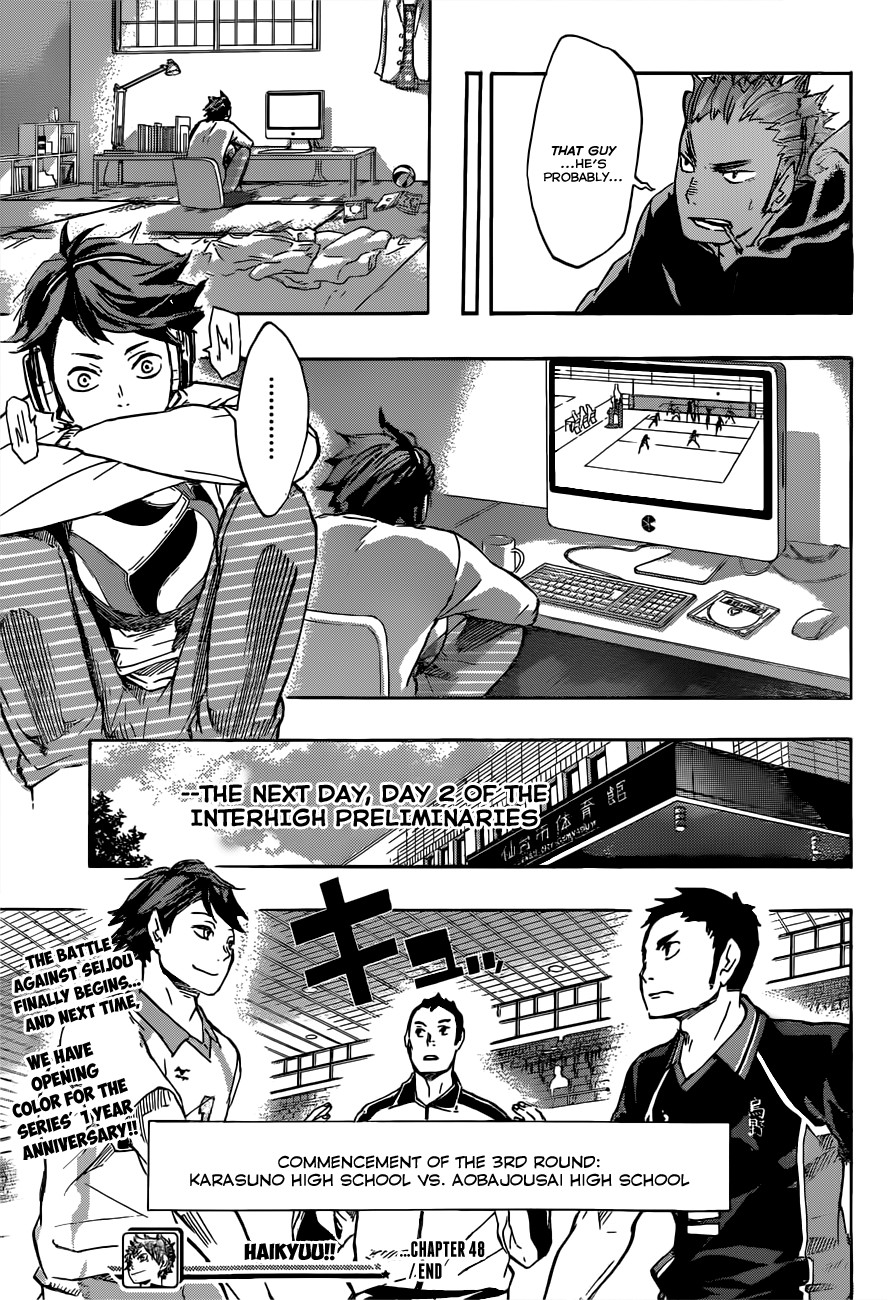 Haikyuu!! chapter 48 page 20